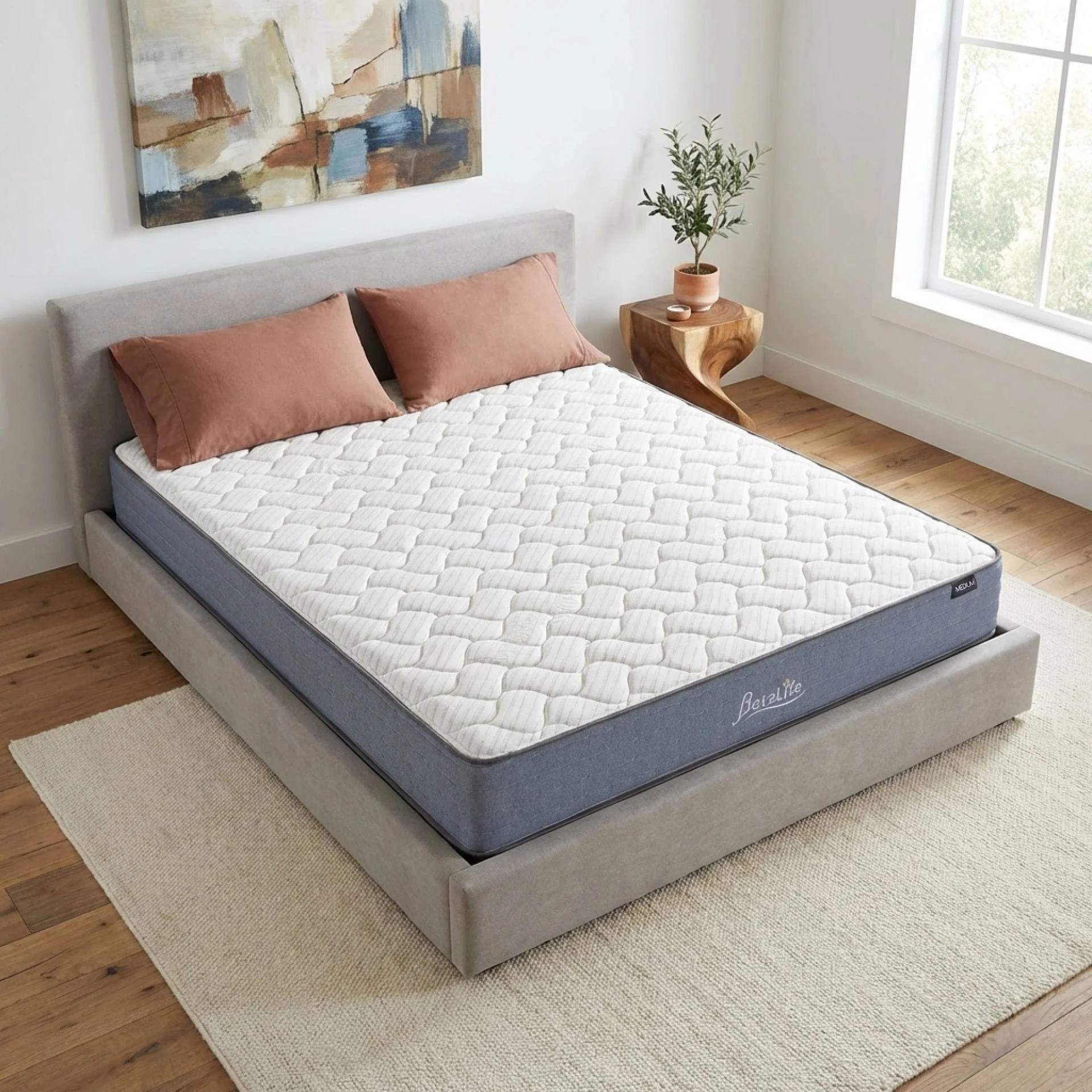 Natureblend Classic Bamboo Medium Mattress with Pillows - King - Image 16