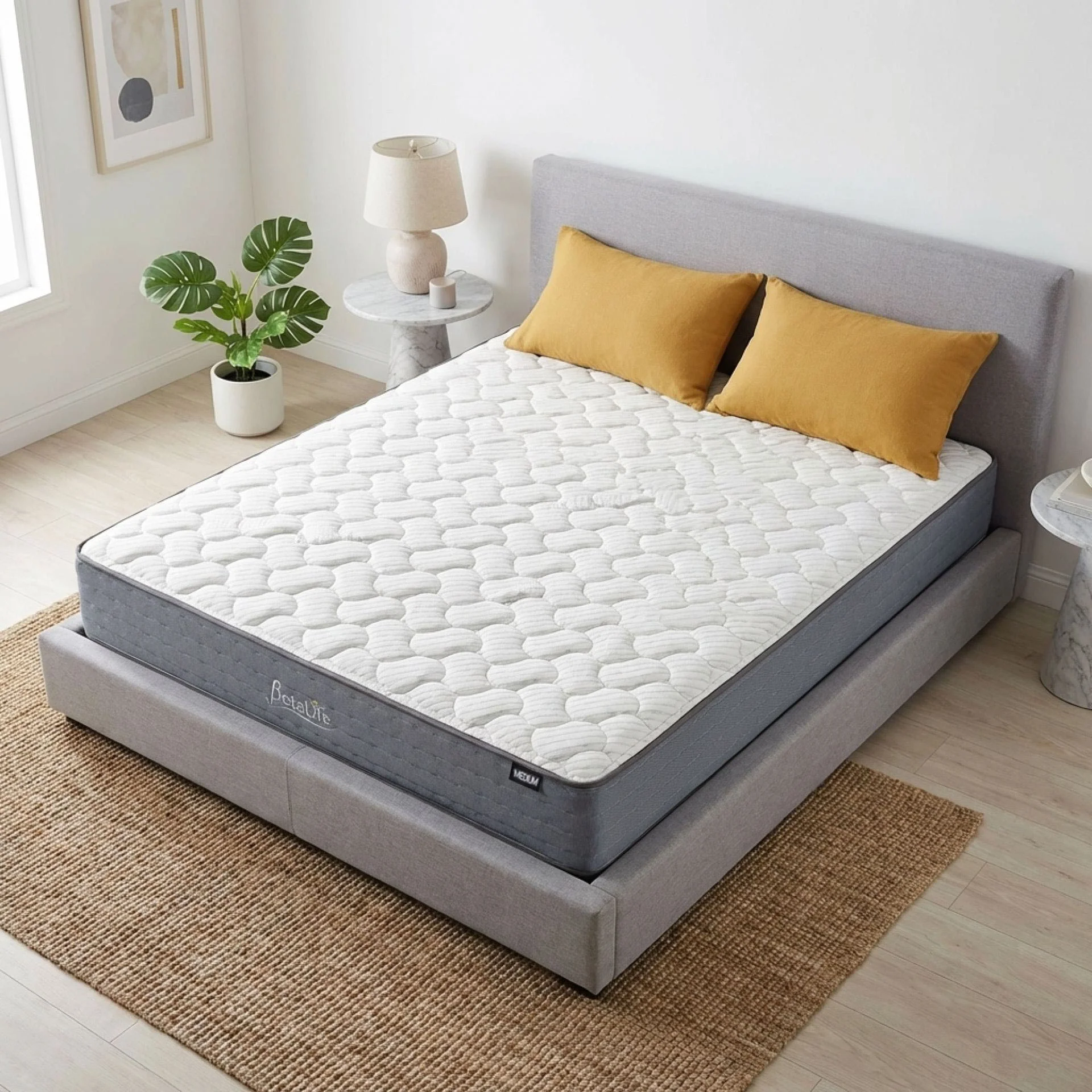 Natureblend Classic Bamboo Medium Mattress with Pillows - King - Image 17