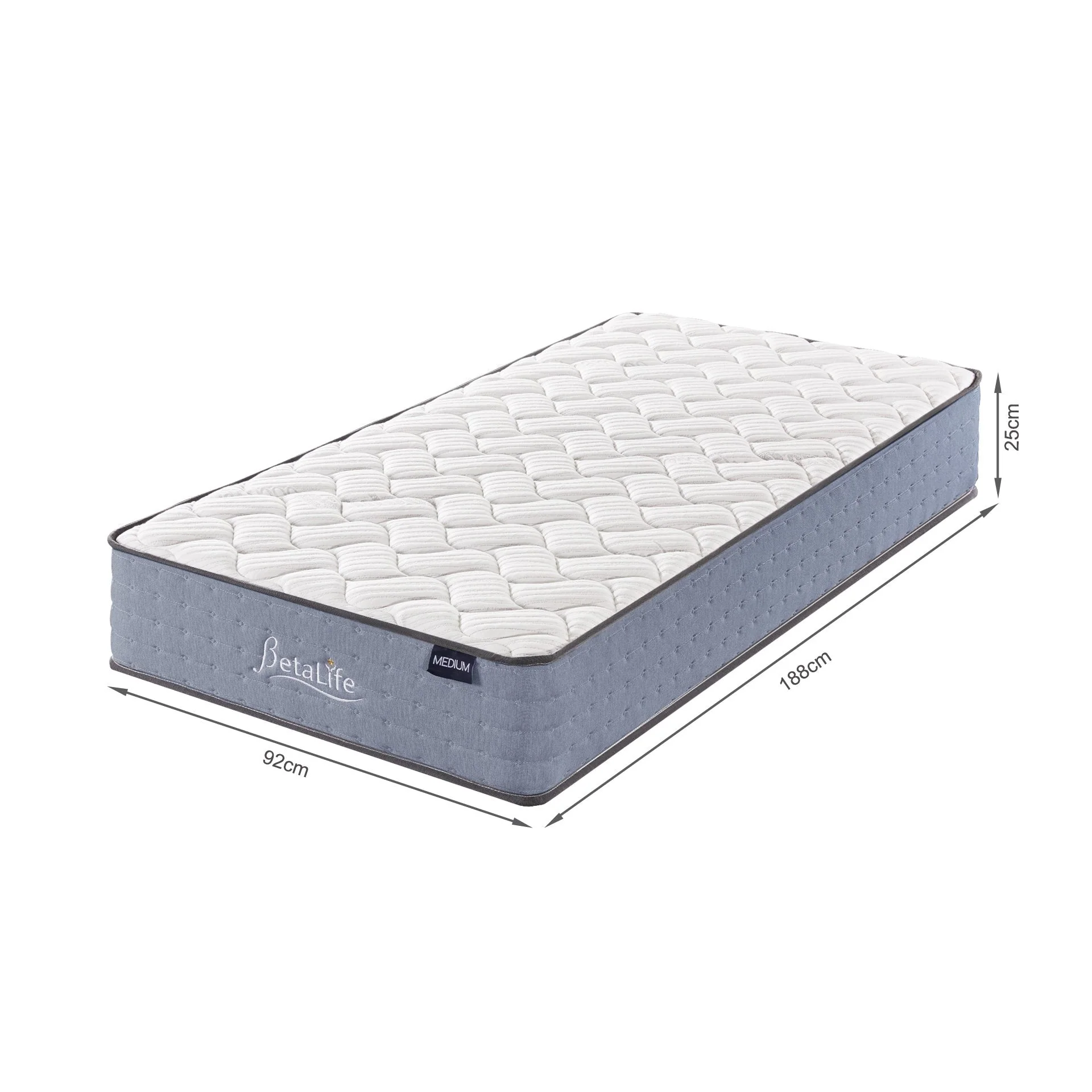 Natureblend Classic Bamboo Medium Mattress with Pillows - Single - Image 13