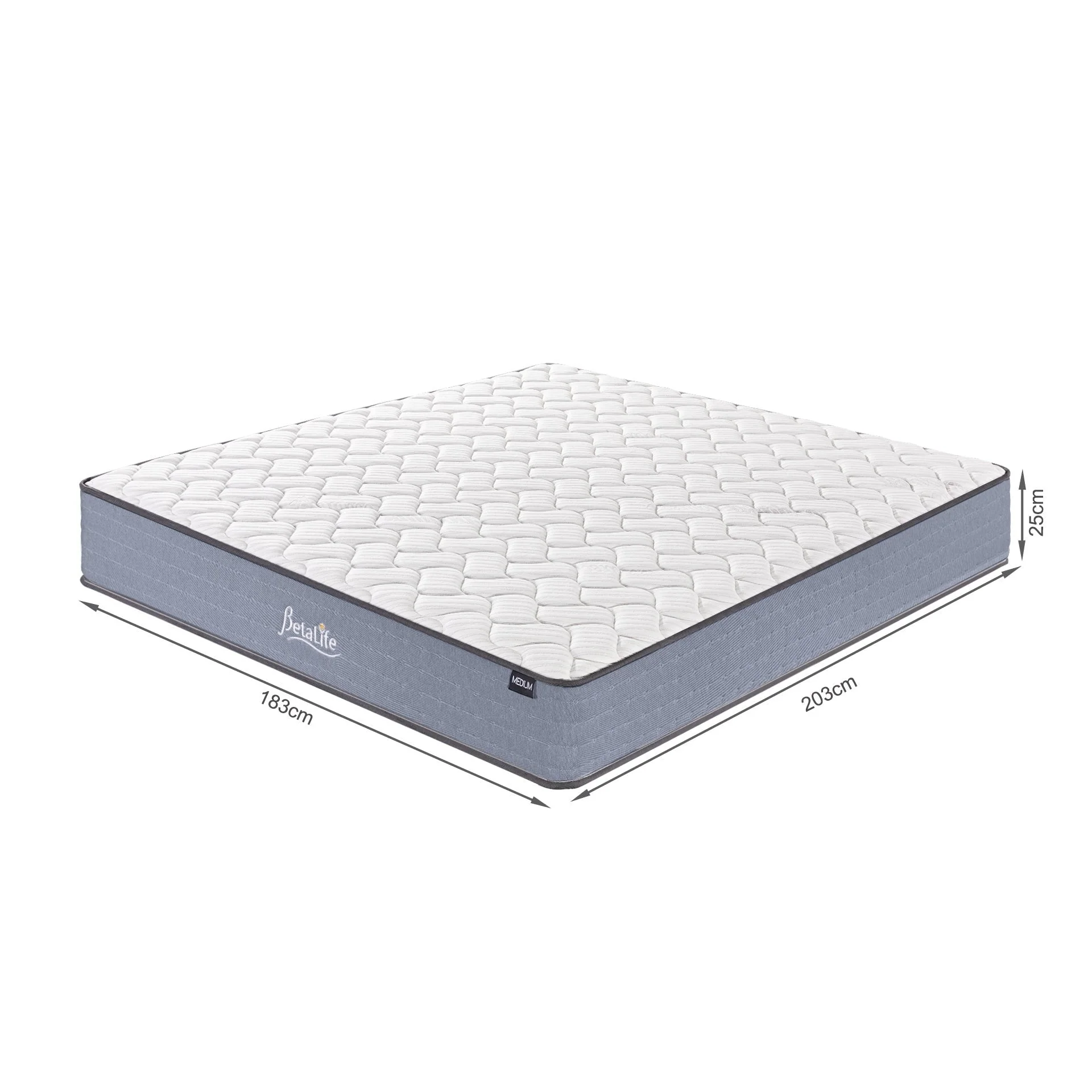 Natureblend Classic Bamboo Medium Mattress with Pillows - Super King - Image 12