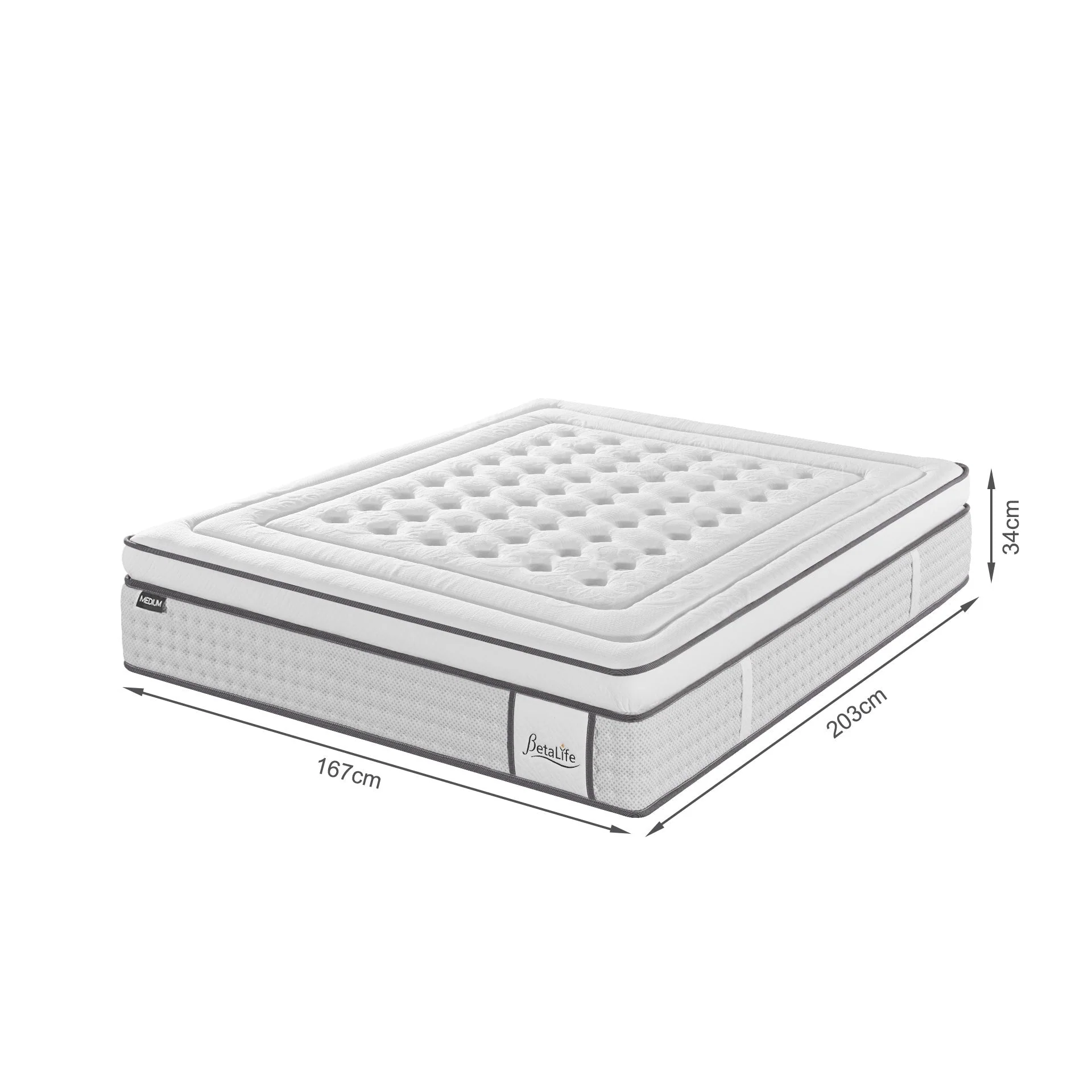 Natureblend Elite Latex Medium Firm Mattress - King - Image 12