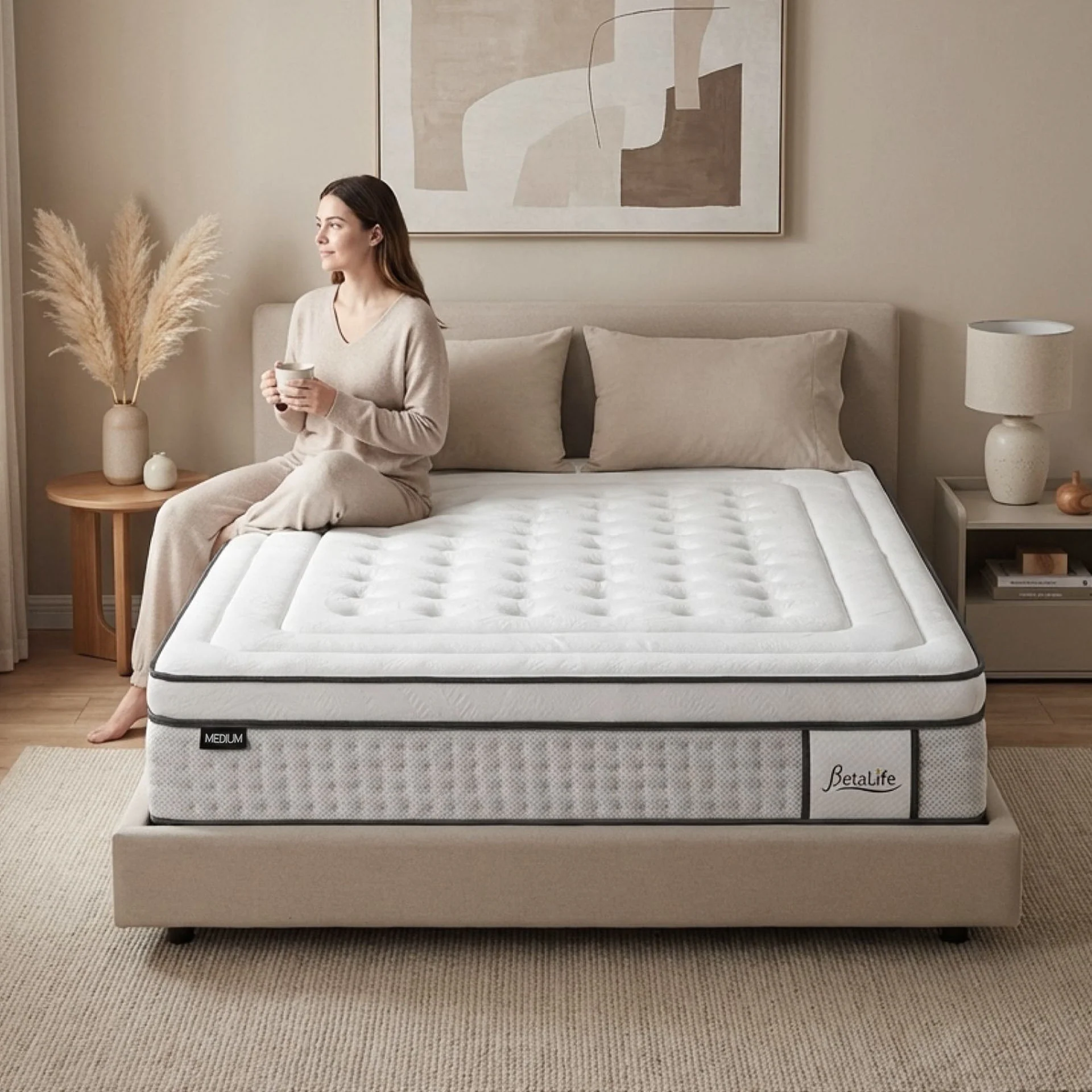 Natureblend Elite Latex Medium Firm Mattress - King - Image 2