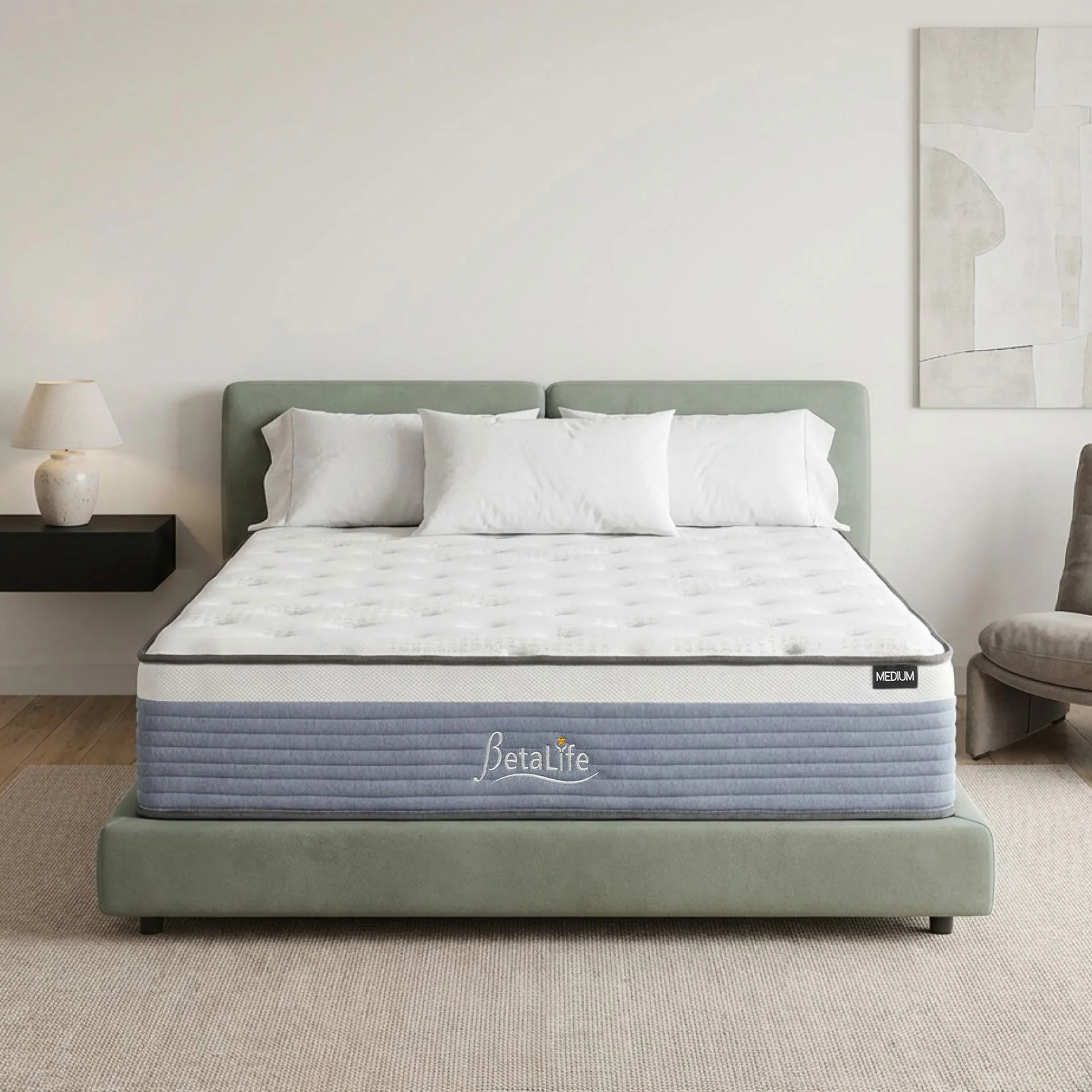 Natureblend Plus Bamboo Charcoal Medium Plush Mattress - Double - Image 13