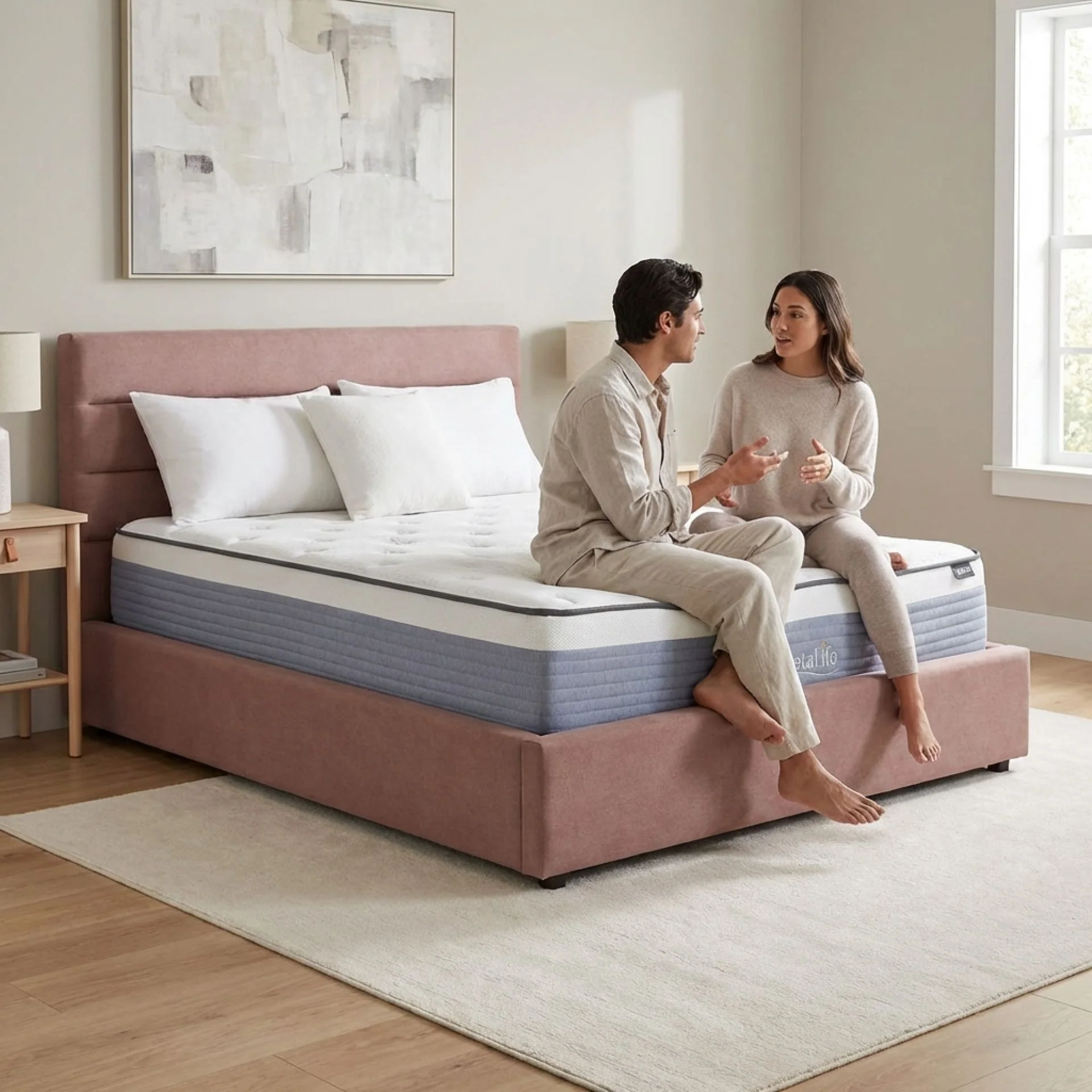 Natureblend Plus Bamboo Charcoal Medium Plush Mattress - Double - Image 16