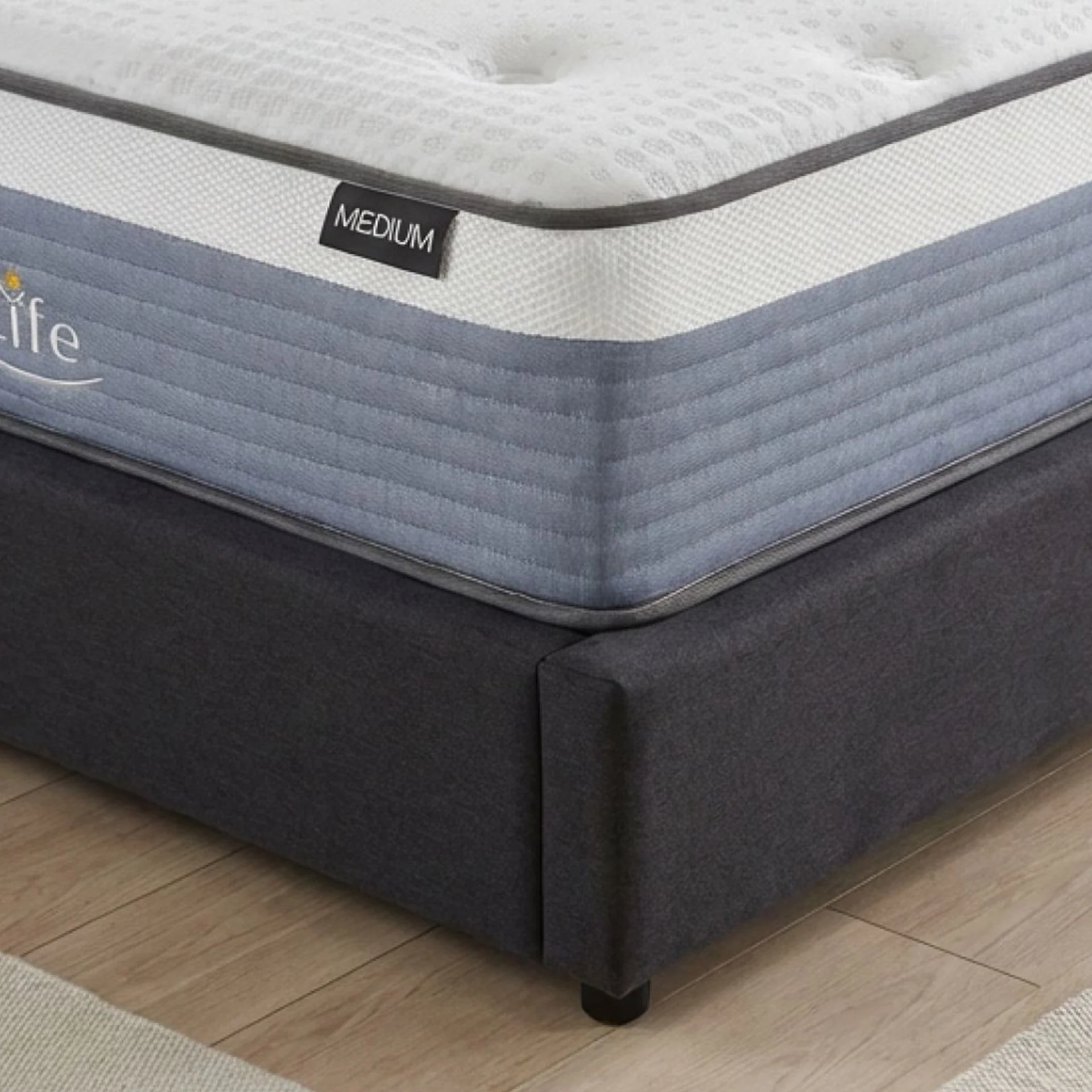 Natureblend Plus Bamboo Charcoal Medium Plush Mattress - Double - Image 5