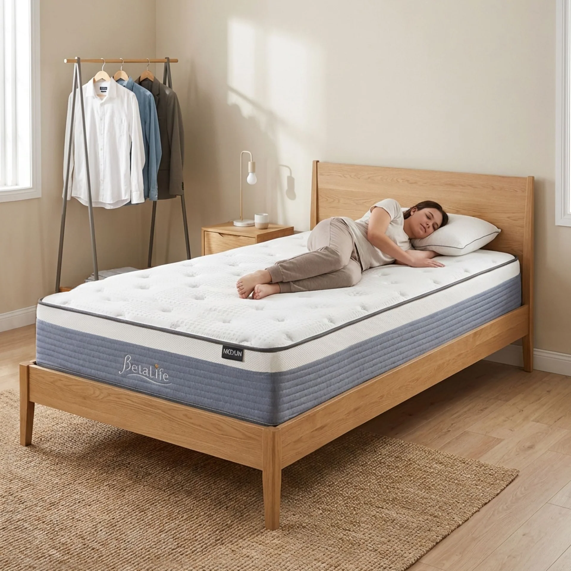 Natureblend Plus Bamboo Charcoal Medium Plush Mattress - King Single - Image 16