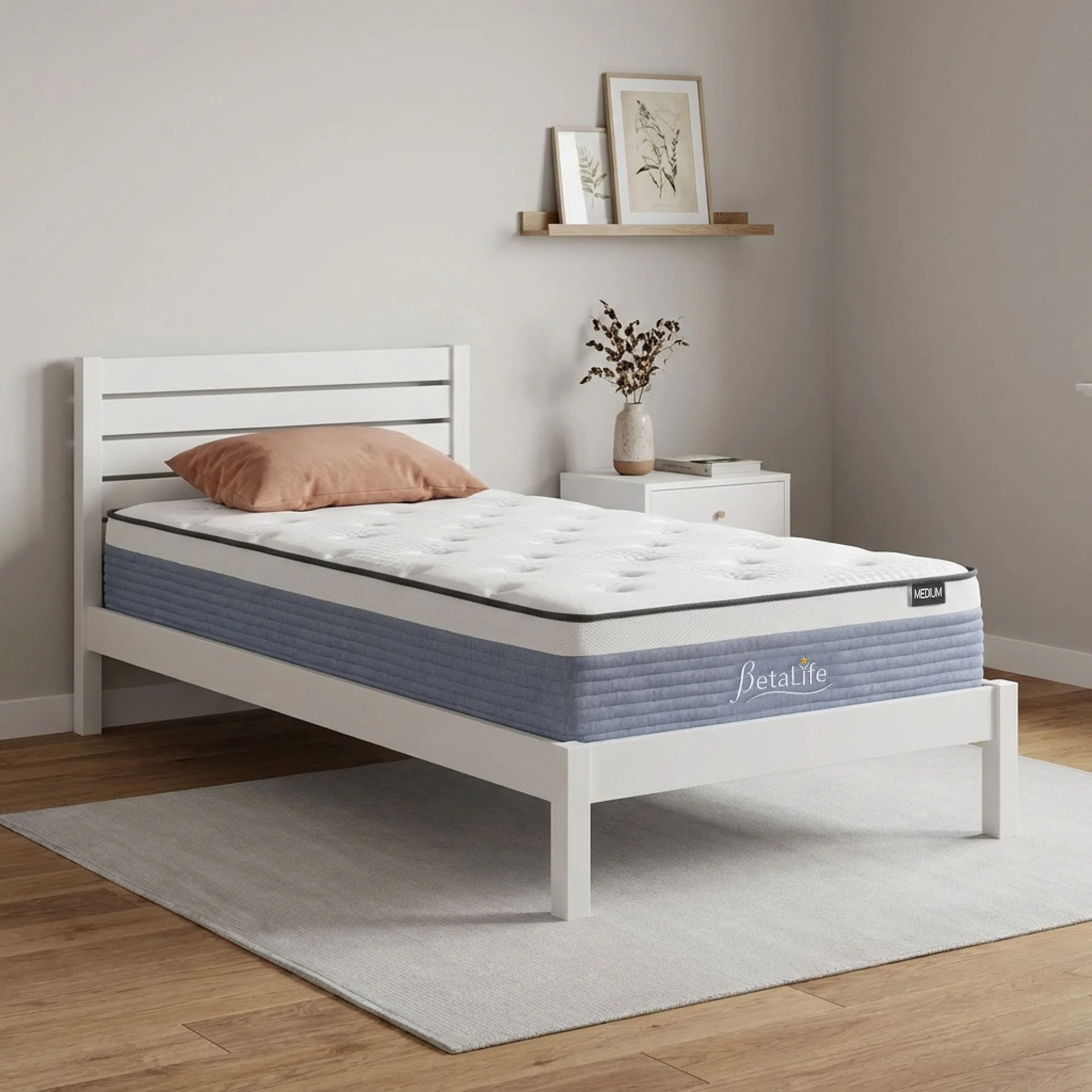 Natureblend Plus Bamboo Charcoal Medium Plush Mattress- Single - Image 14