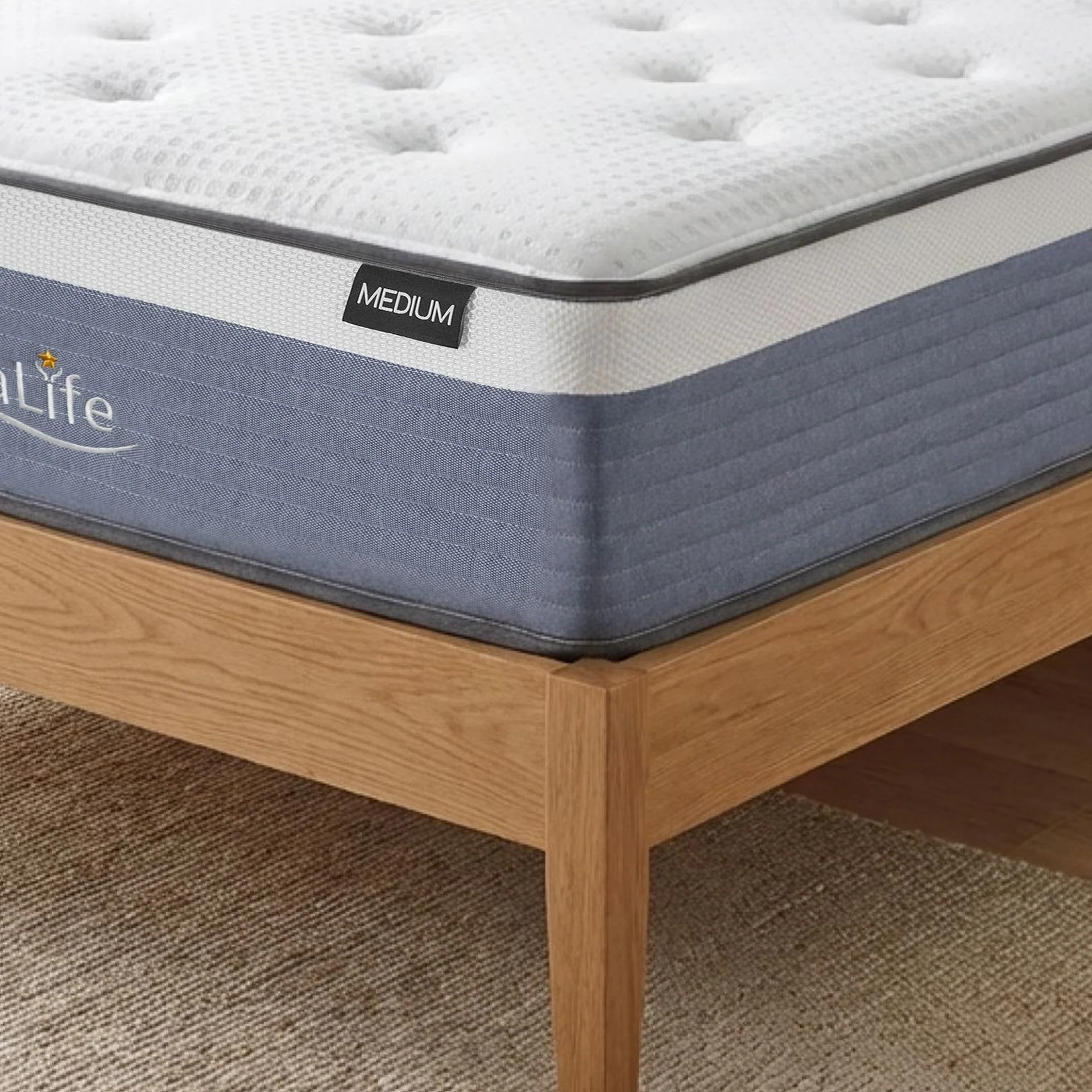 Natureblend Plus Bamboo Charcoal Medium Plush Mattress- Single - Image 5