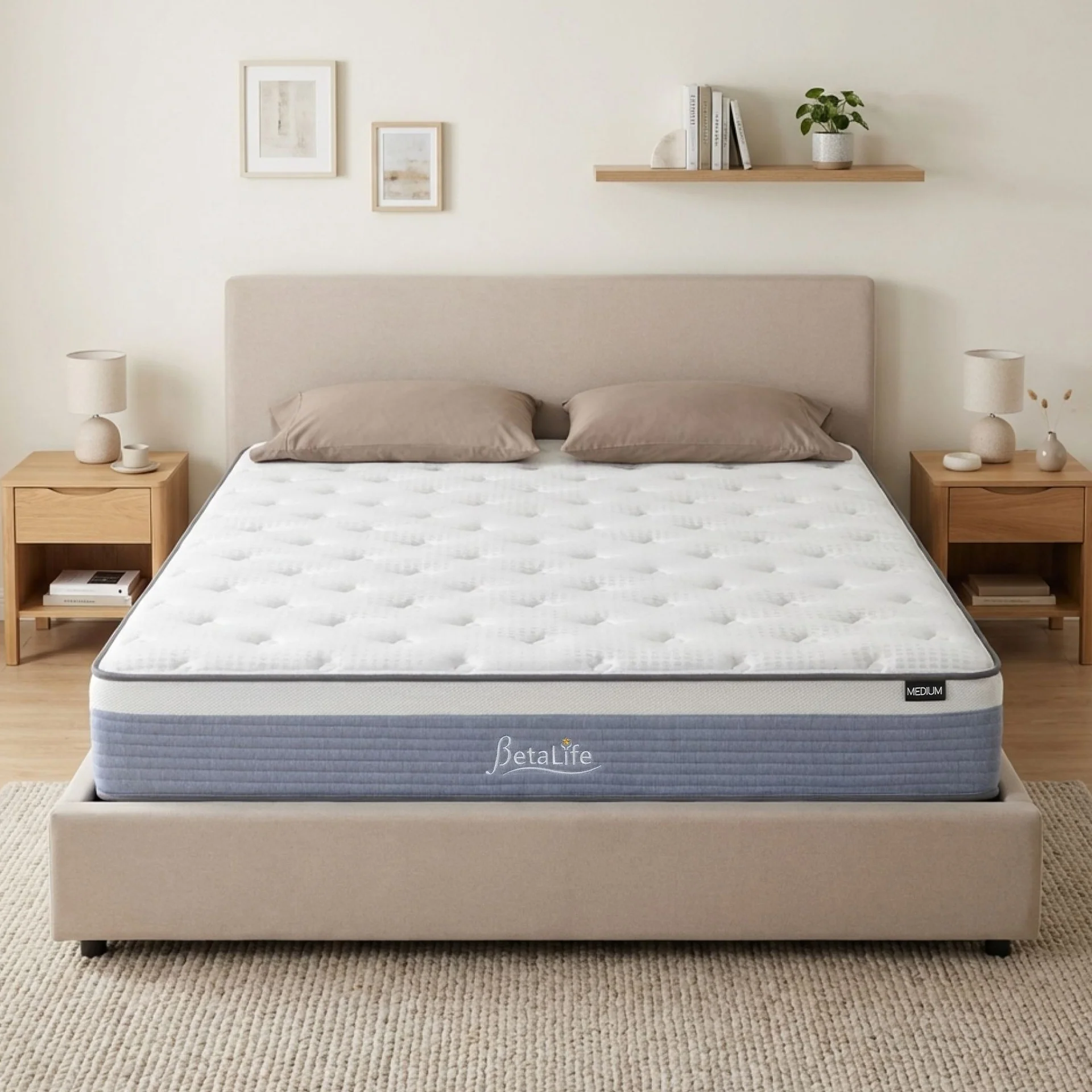 Natureblend Plus Bamboo Charcoal Medium Plush Mattress - Super King