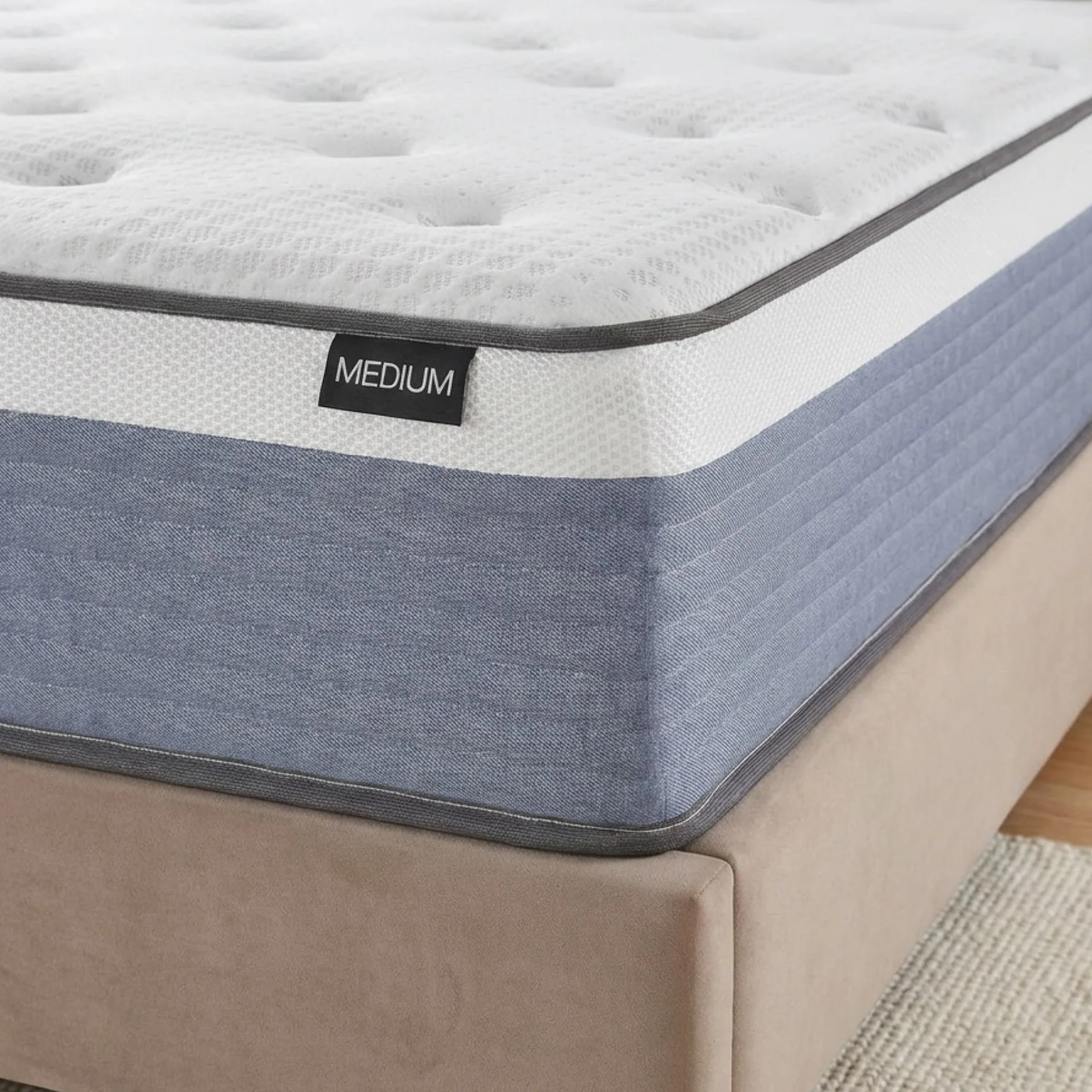 Natureblend Plus Bamboo Charcoal Medium Plush Mattress - Super King - Image 5