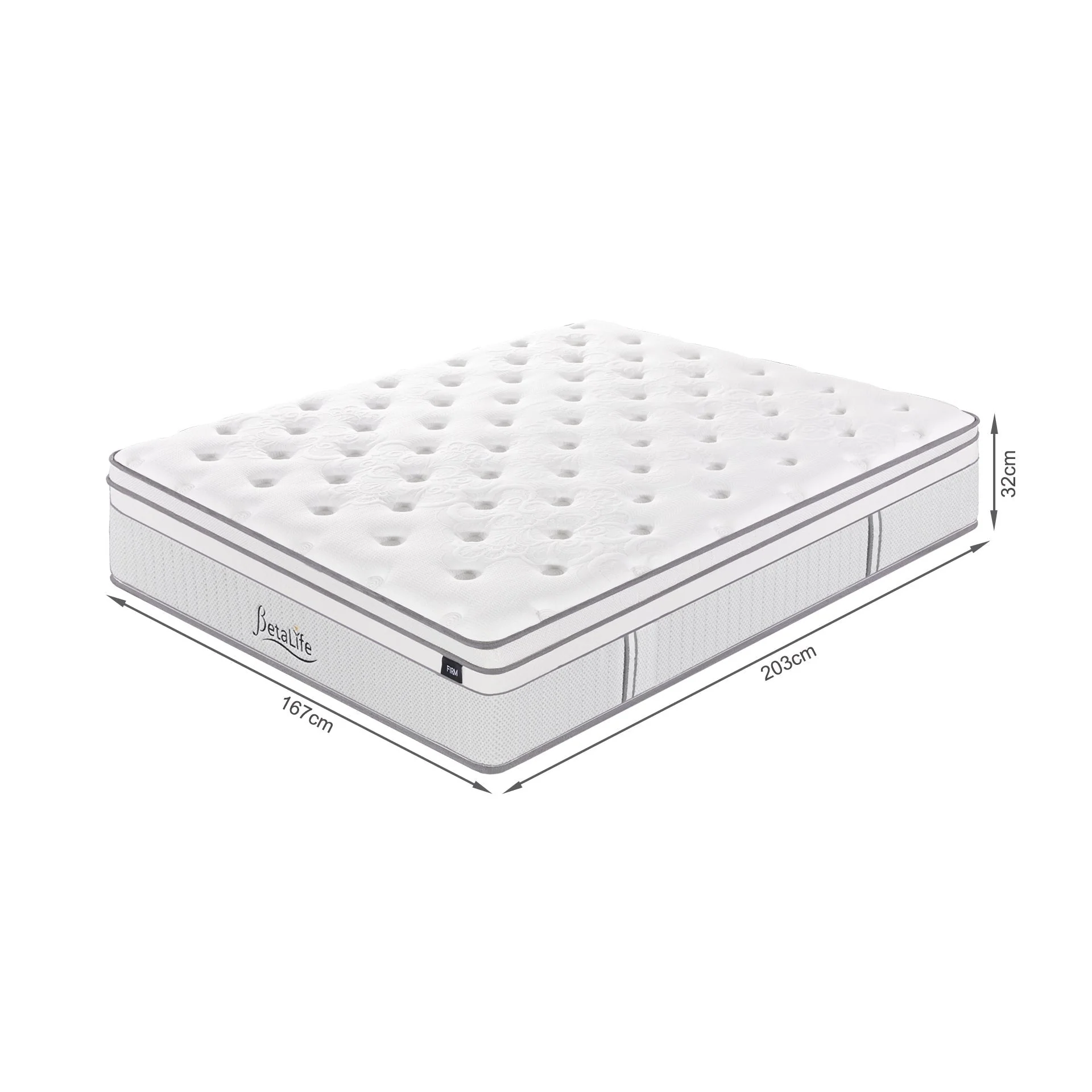Natureblend Prime 5 Zone Pocket Spring Firm Mattress - King - Image 12