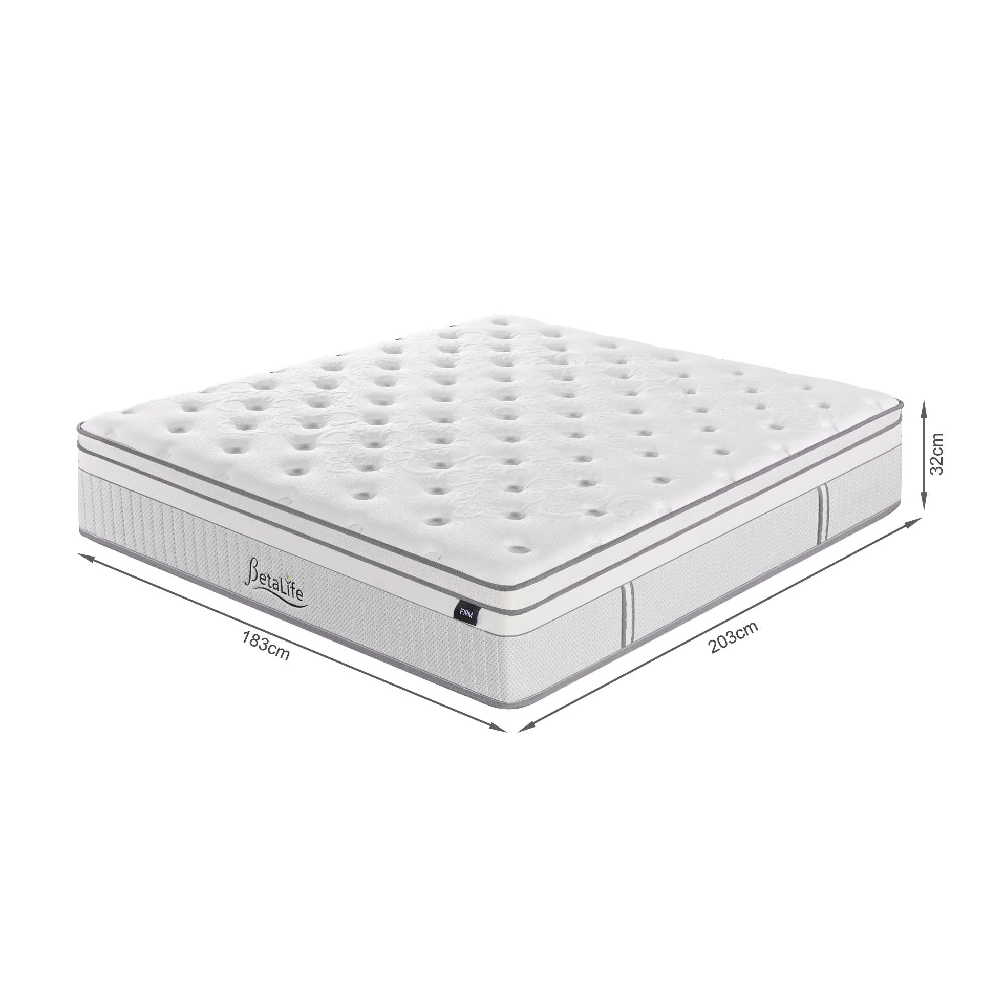 Natureblend Prime 5 Zone Pocket Spring Firm Mattress - Super King - Image 13