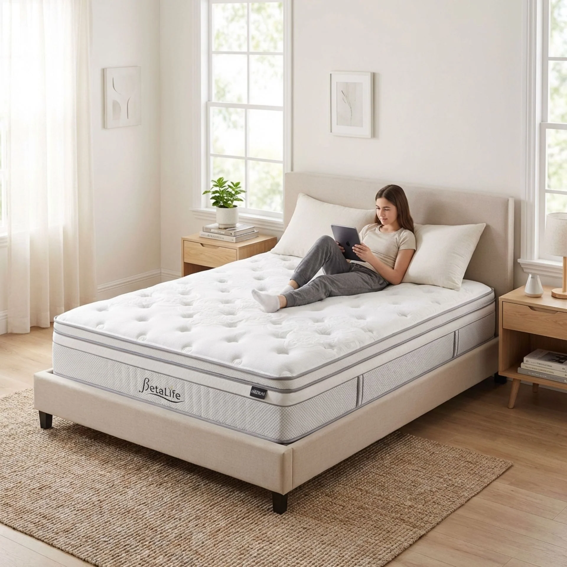 Natureblend Prime 5 Zone Pocket Spring Medium Plush Mattress - Double - Image 19