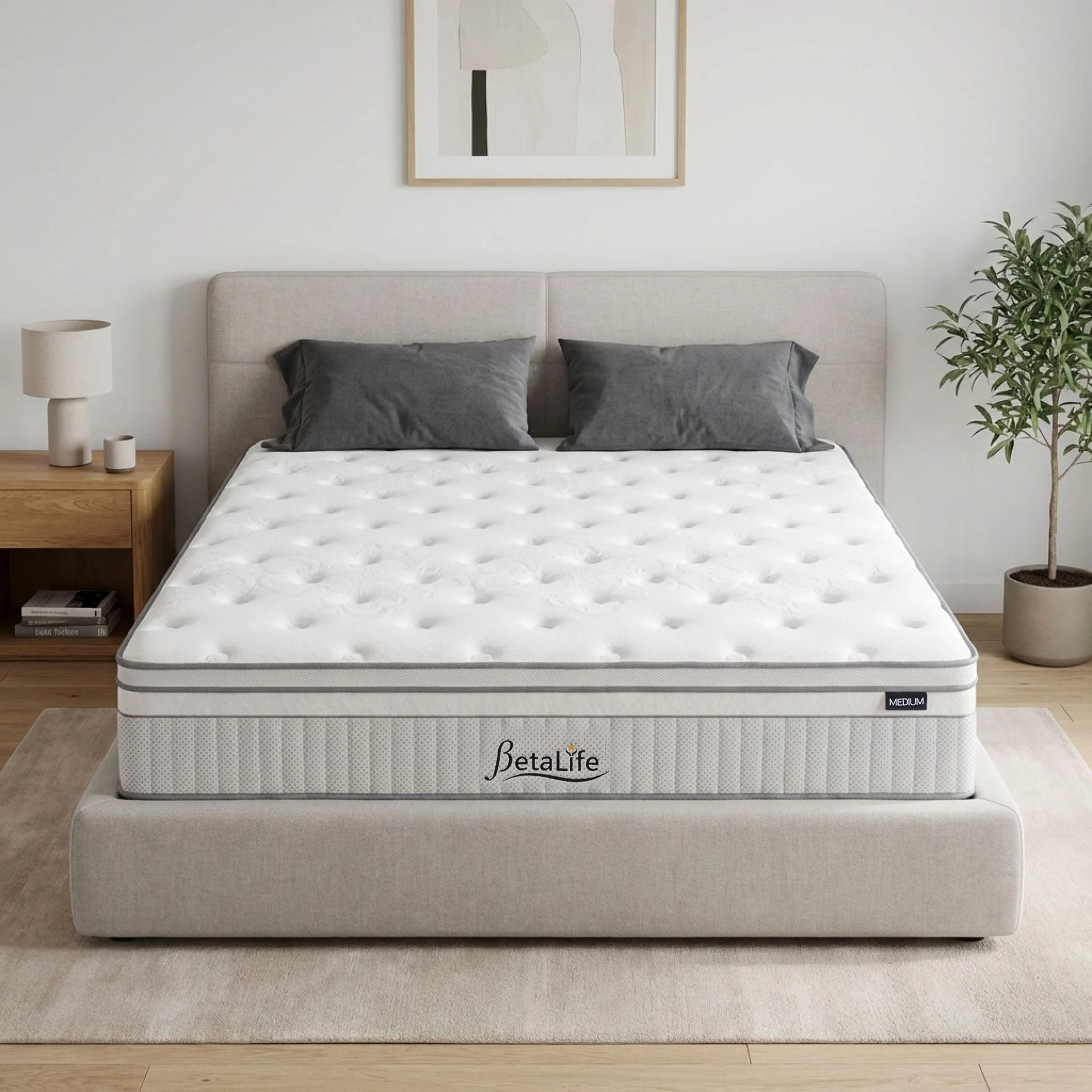 Natureblend Prime 5 Zone Pocket Spring Medium Plush Mattress - Super King