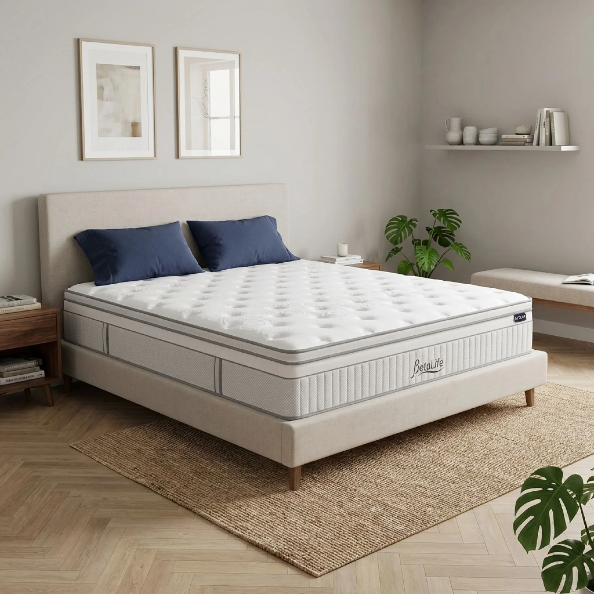 Natureblend Prime 5 Zone Pocket Spring Medium Plush Mattress - Super King - Image 14
