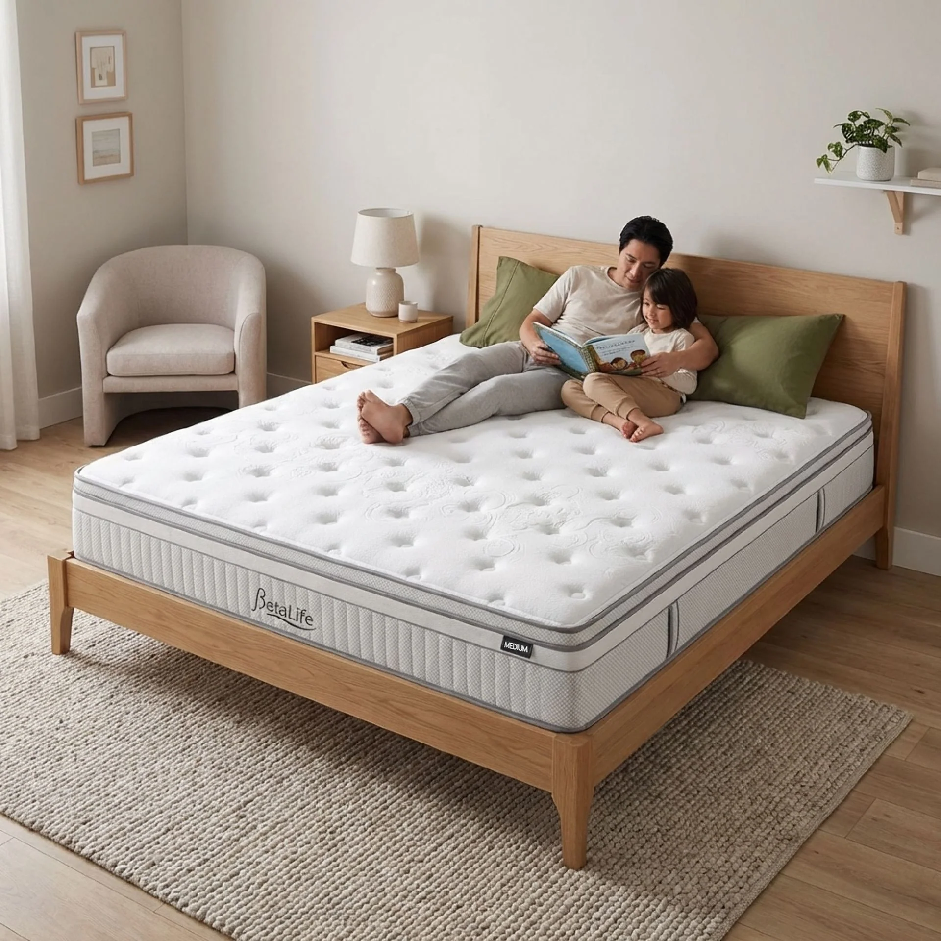 Natureblend Prime 5 Zone Pocket Spring Medium Plush Mattress - Super King - Image 15