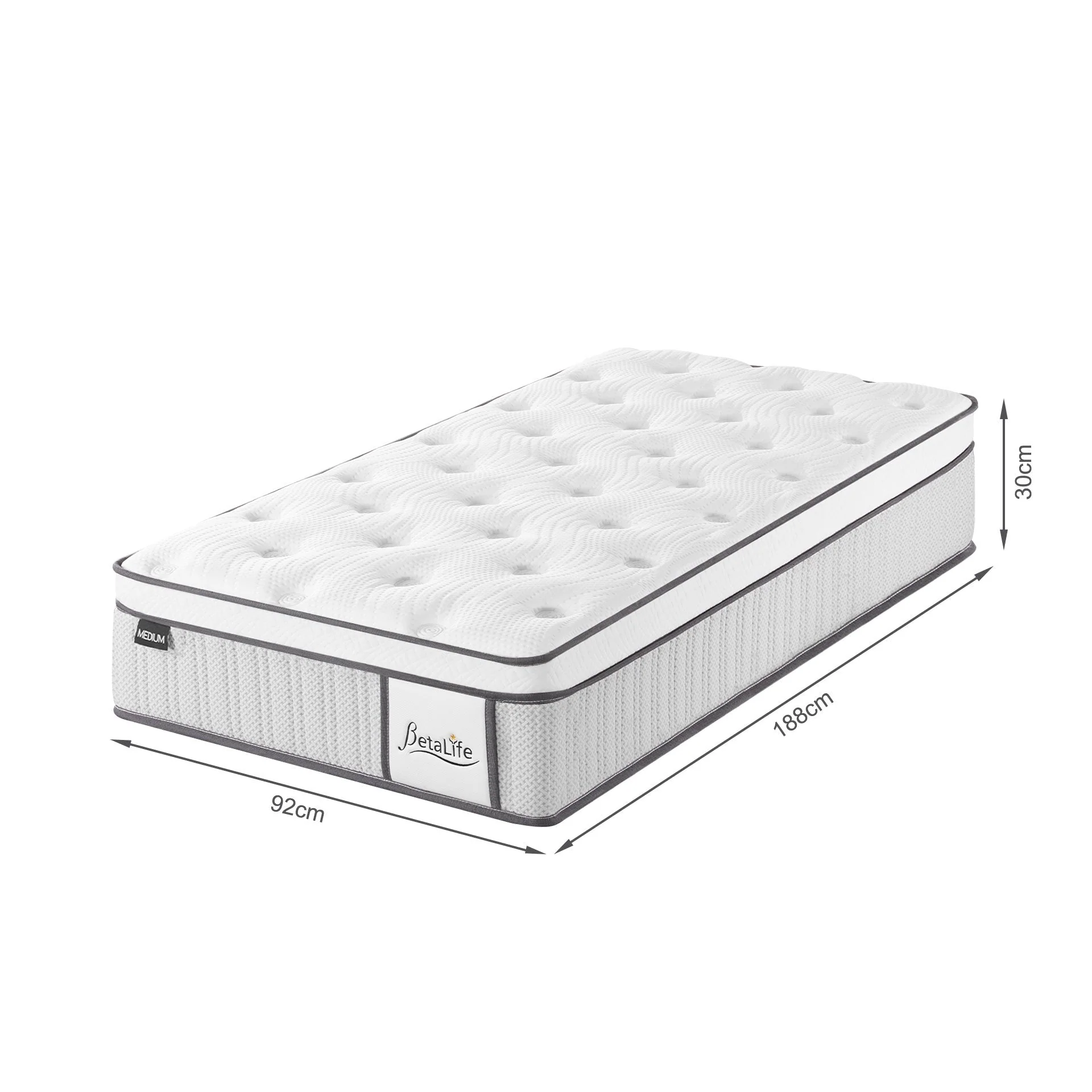 Natureblend Pro Memory Foam Medium Mattress -  Single - Image 12