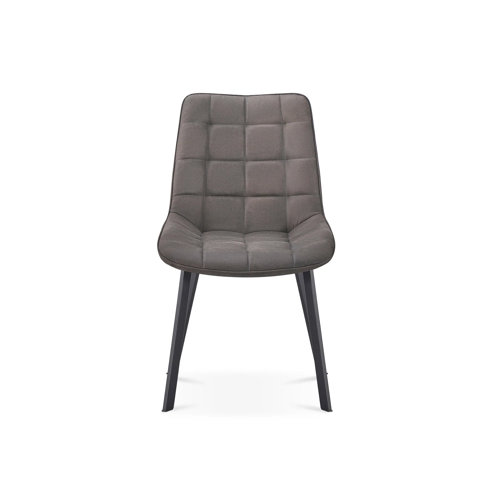 Nellie Dining Chair - Set Of 4 - Dark Grey + Black - Image 5