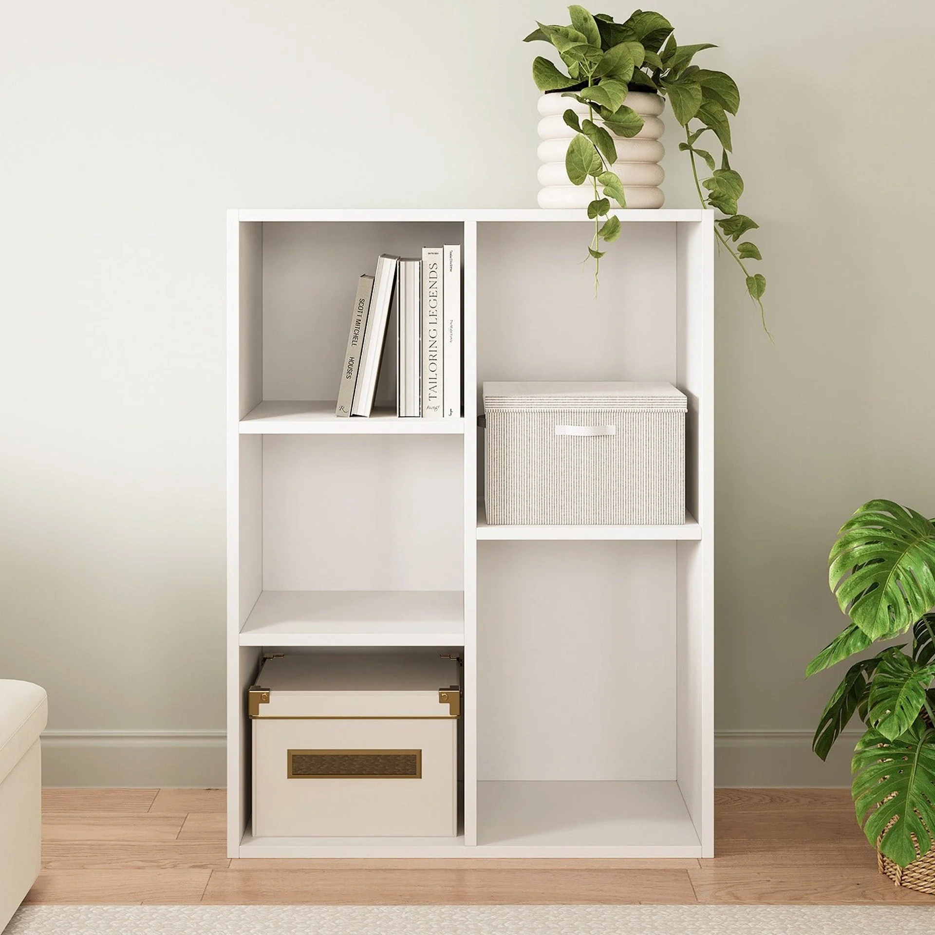 Nelson Bookshelf Display Shelf - White