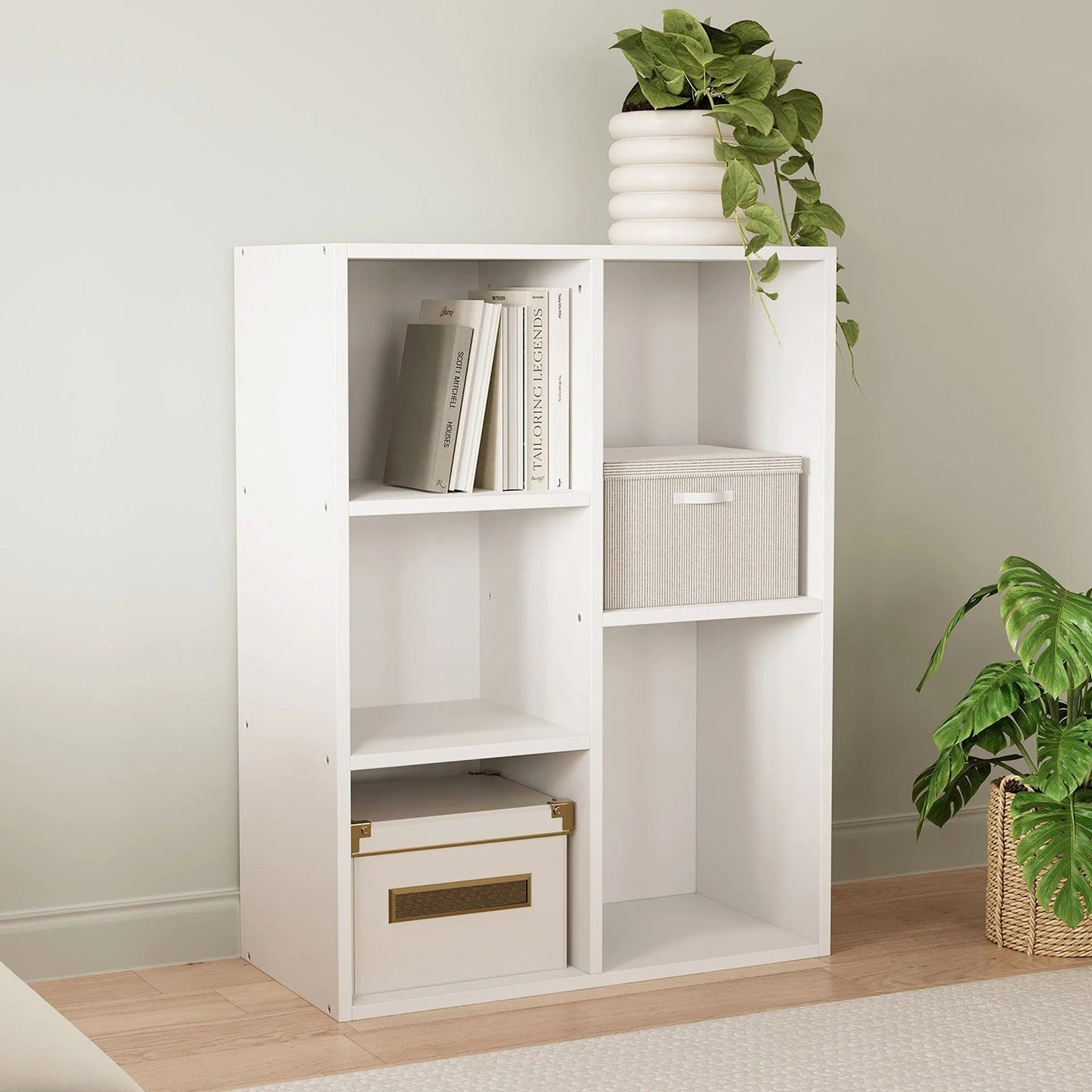 Nelson Bookshelf Display Shelf - White - Image 2