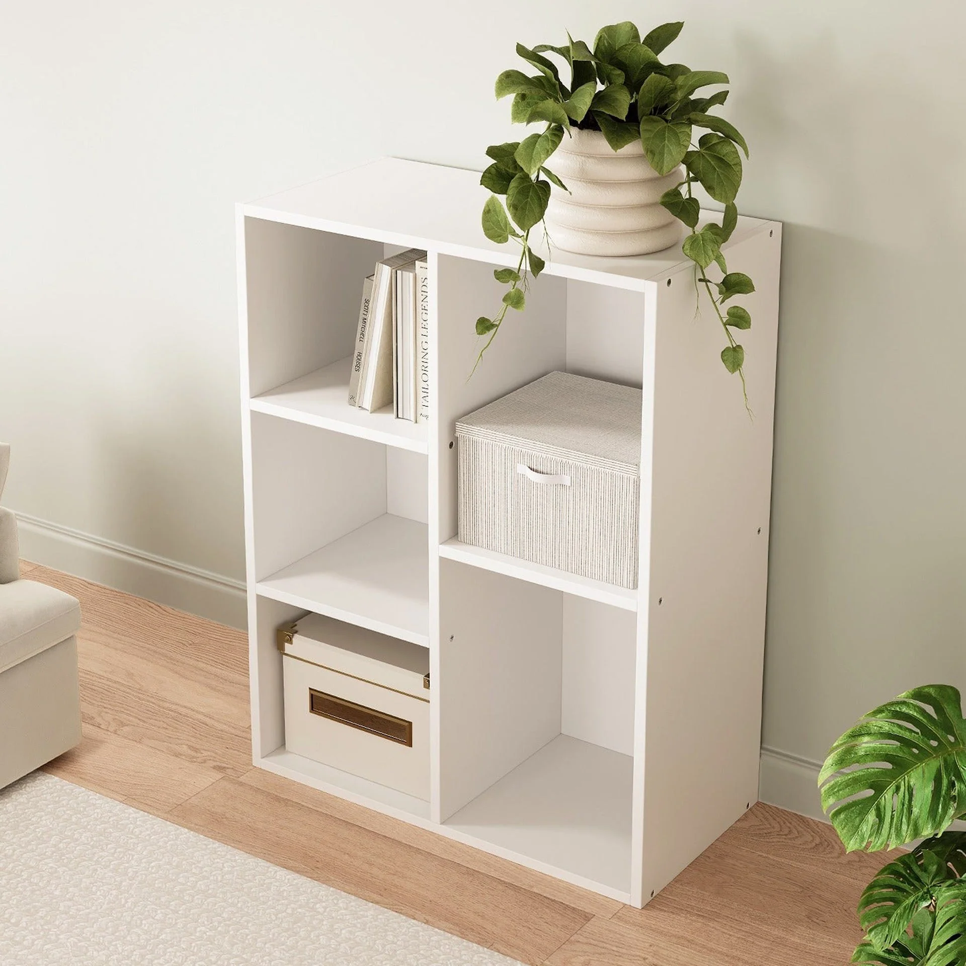 Nelson Bookshelf Display Shelf - White - Image 3