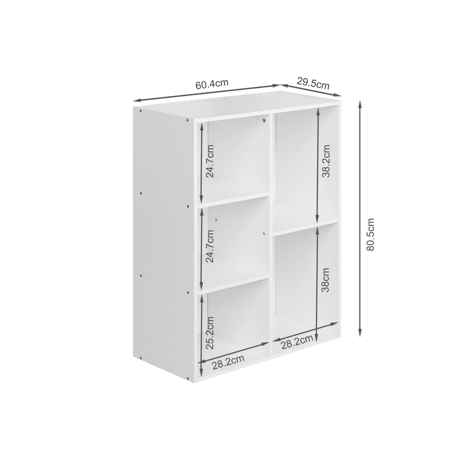 Nelson Bookshelf Display Shelf - White - Image 7