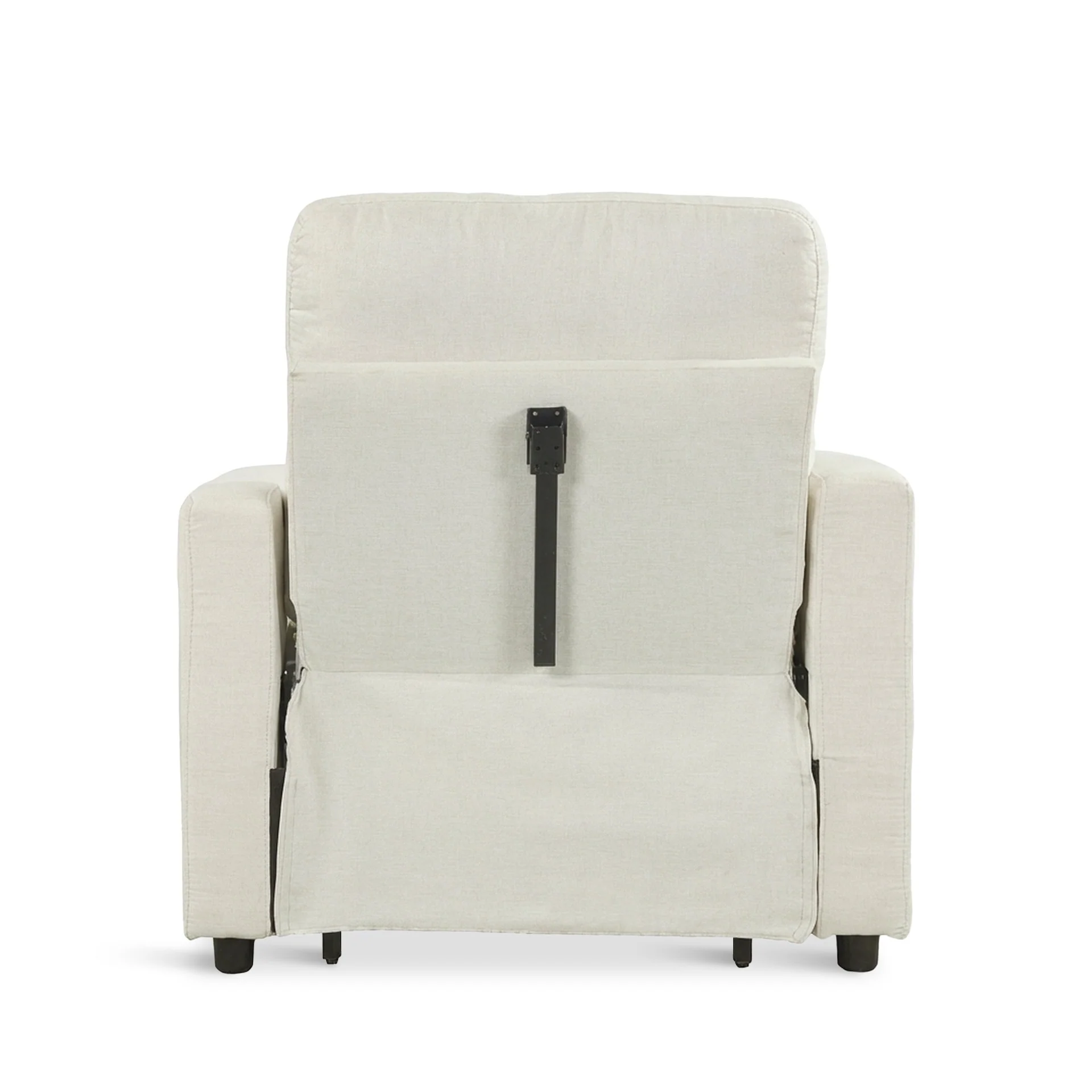 Nest Linen 1 Seater Sofa Bed - Cream - Image 10