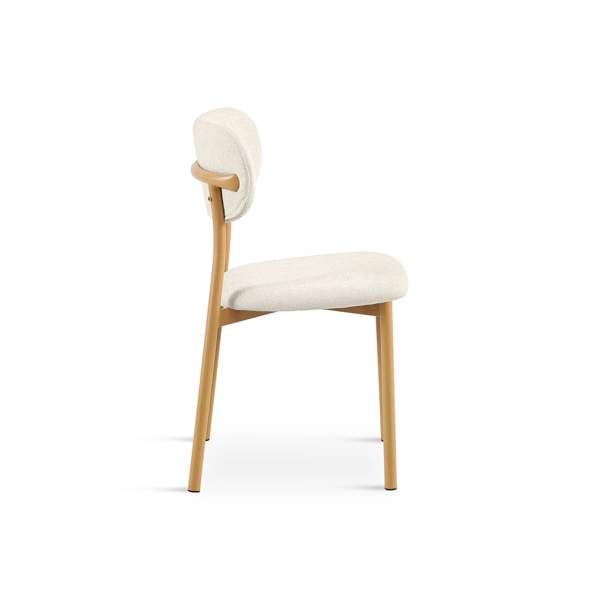 Nicole Fabric Dining Chair - Set of 4 - Beige - Image 10