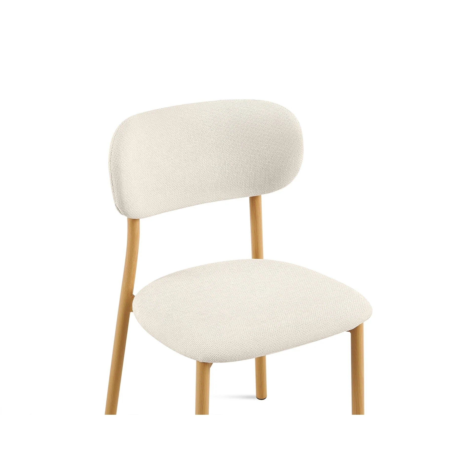 Nicole Fabric Dining Chair - Set of 4 - Beige - Image 11