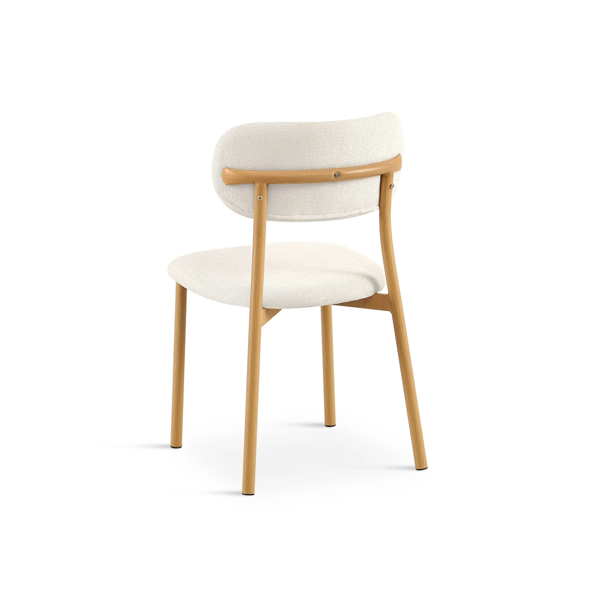 Nicole Fabric Dining Chair - Set of 4 - Beige - Image 12