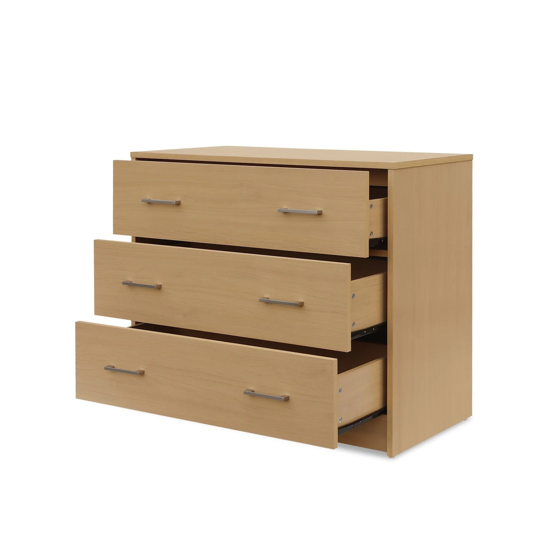 Nikola 3 Drawers Tallboy - Maple - Image 6