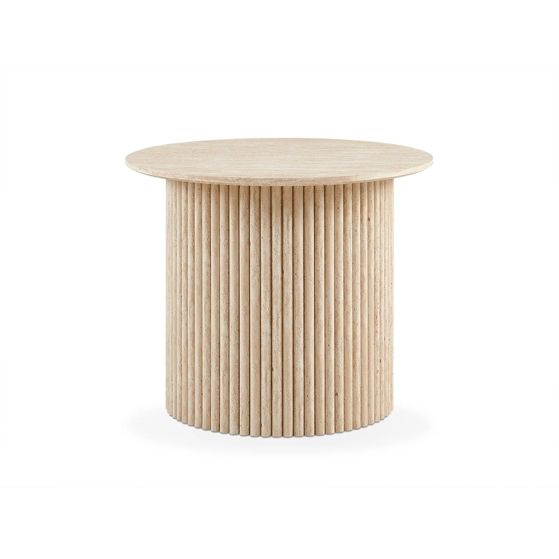 Nile Round Coffee Table 60cm - Travertine - Image 6