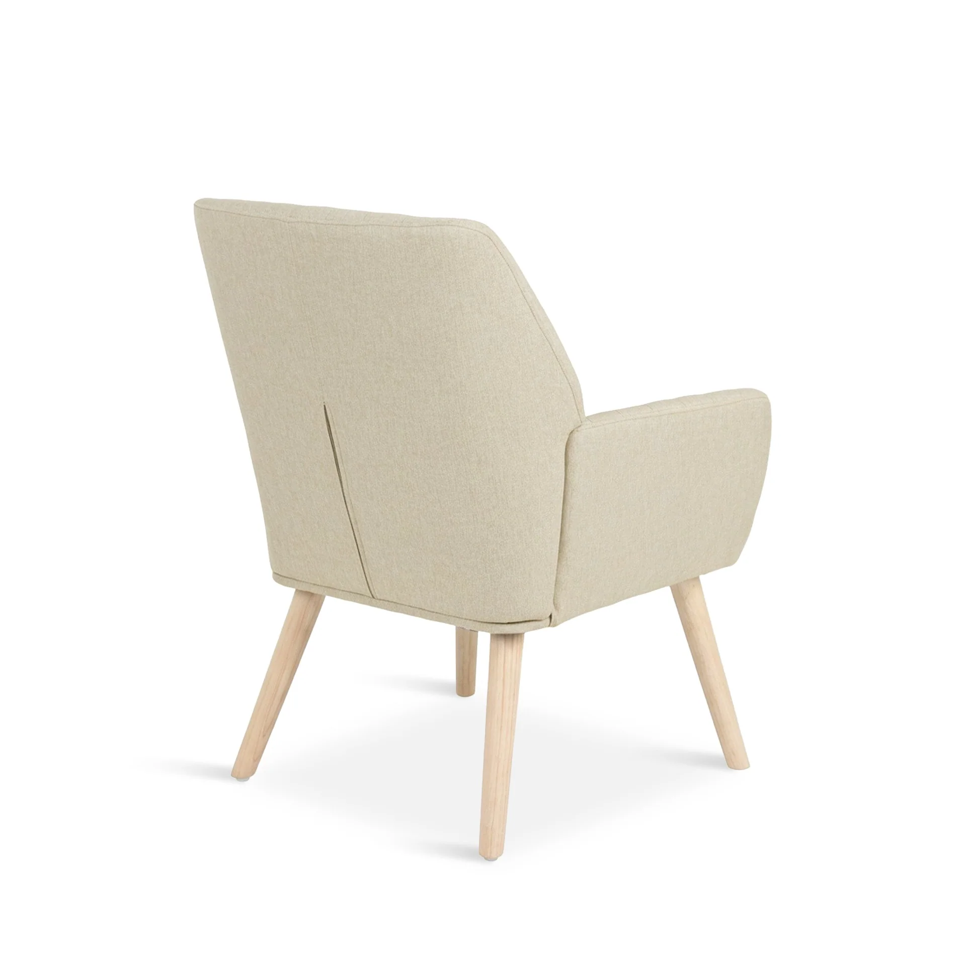 Niva Linen Armchair - Linen Beige - Image 10