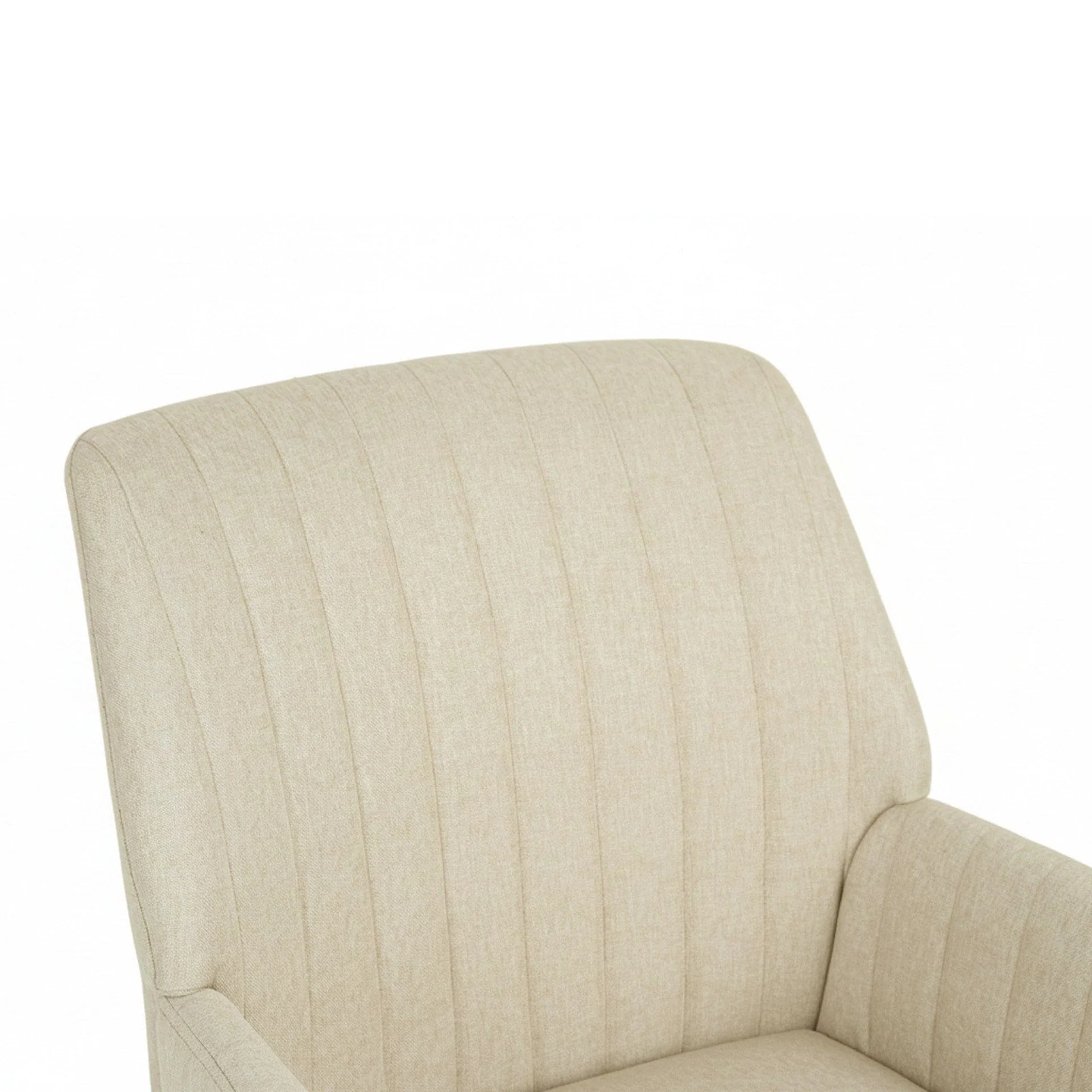 Niva Linen Armchair - Linen Beige - Image 12