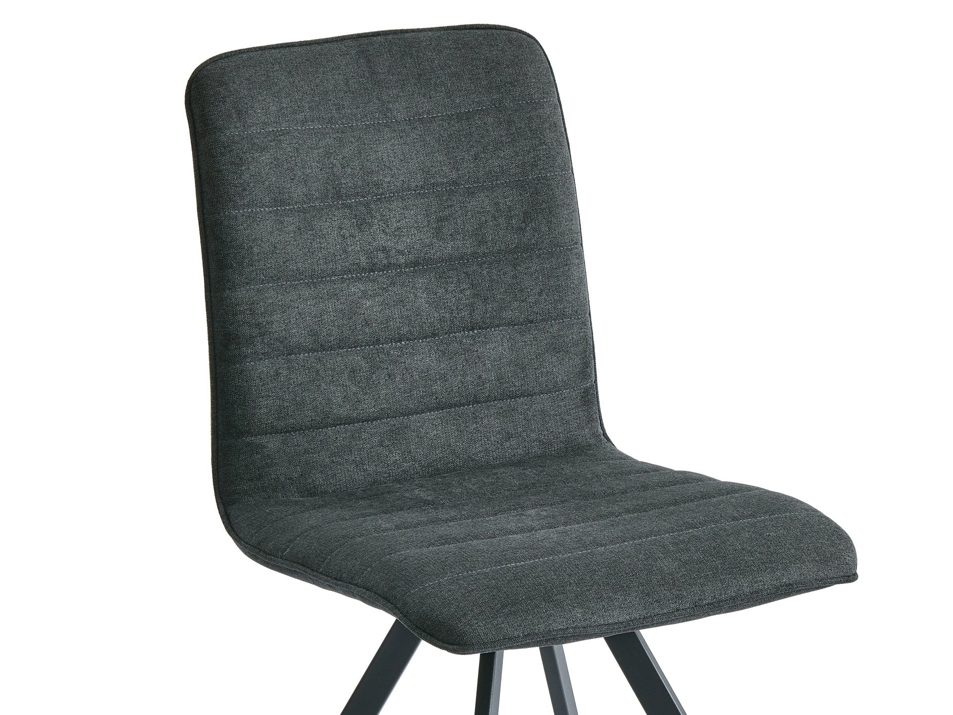 NOELLE 4PCS Upholstered Dining Chair - DARK GREY - Image 9