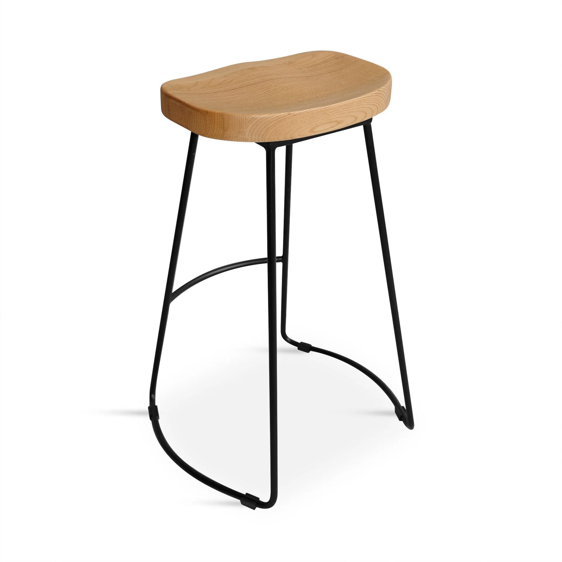 Nolan Beech Wood Bar Stool - Natural - Image 6
