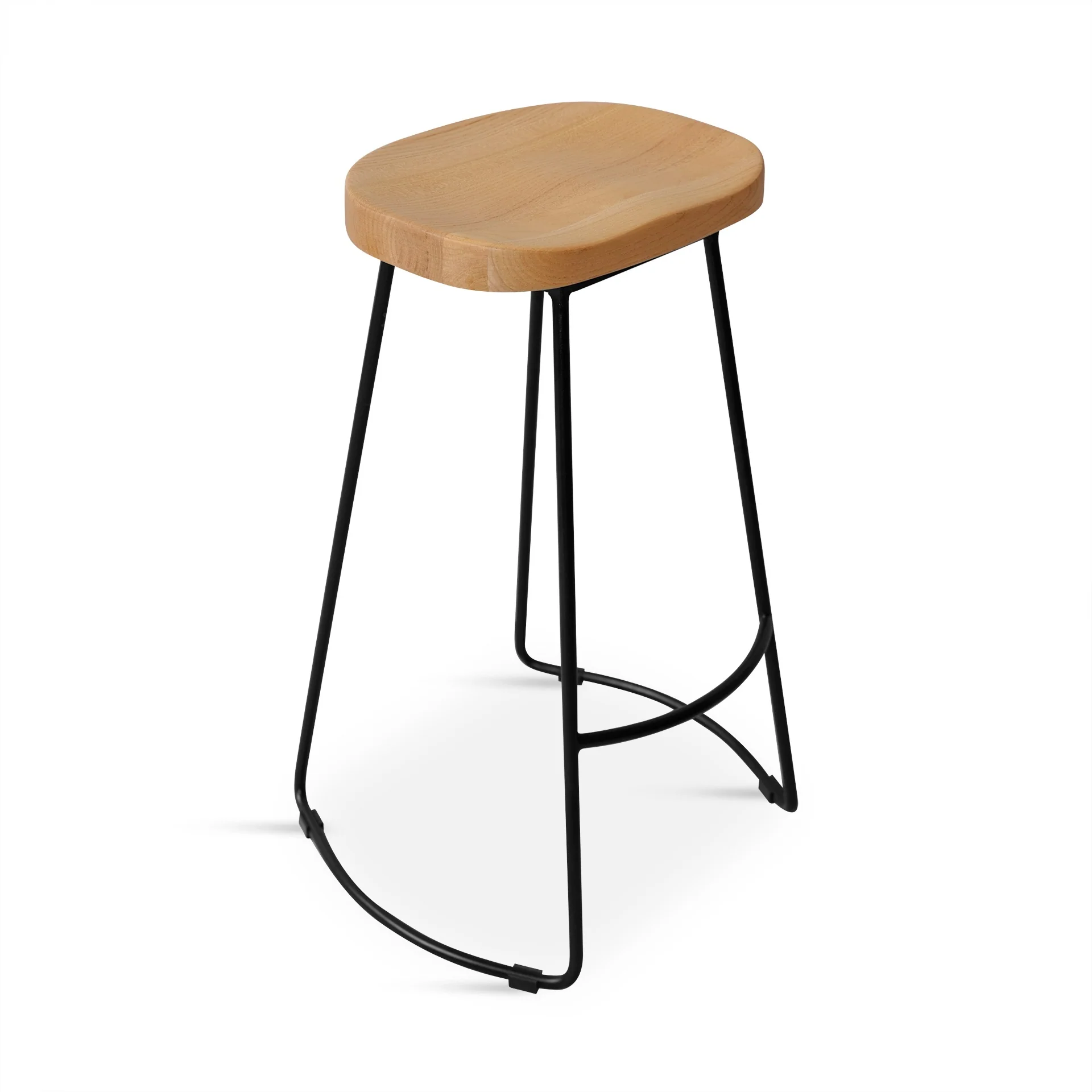 Nolan Beech Wood Bar Stool - Natural - Image 7