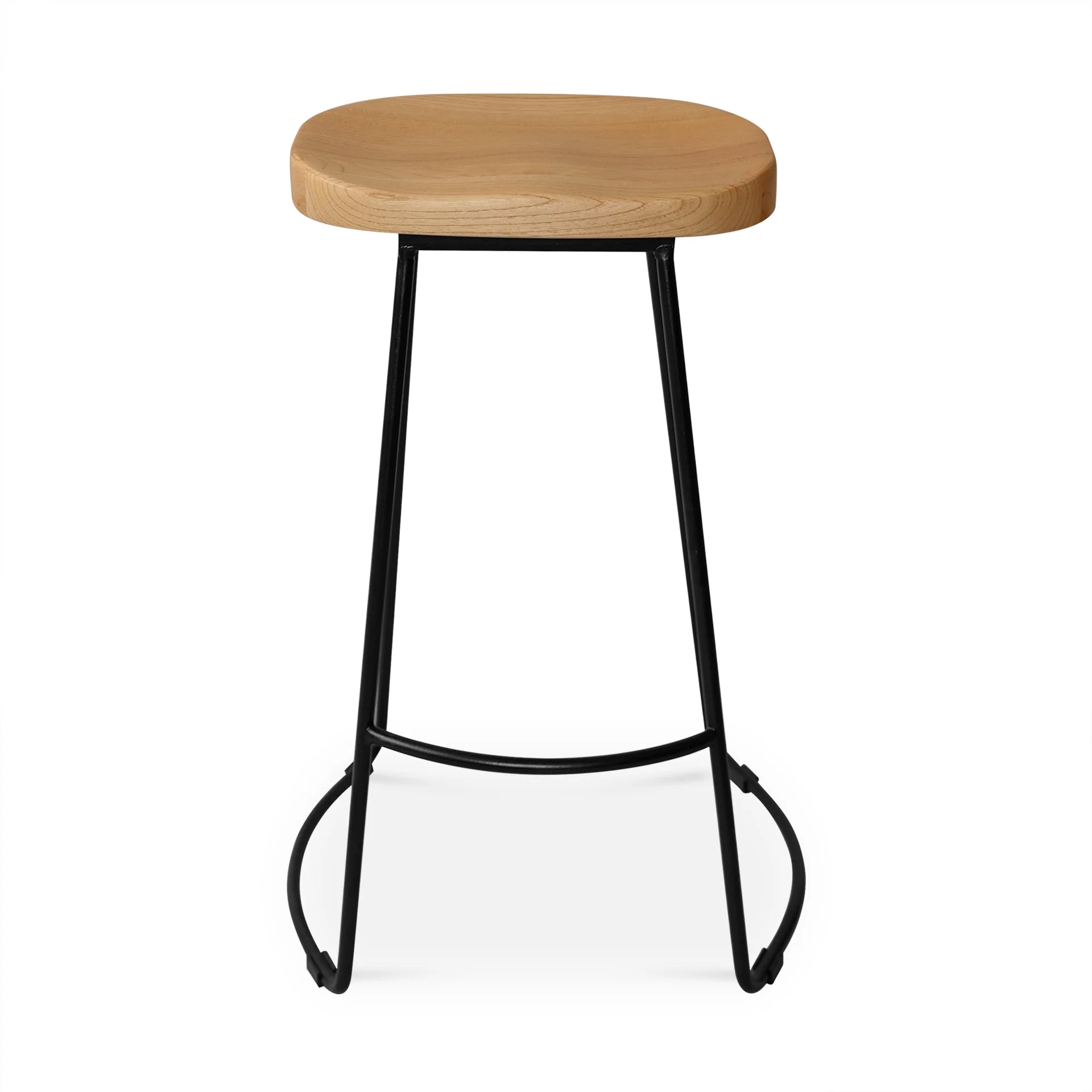Nolan Beech Wood Bar Stool - Natural - Image 8