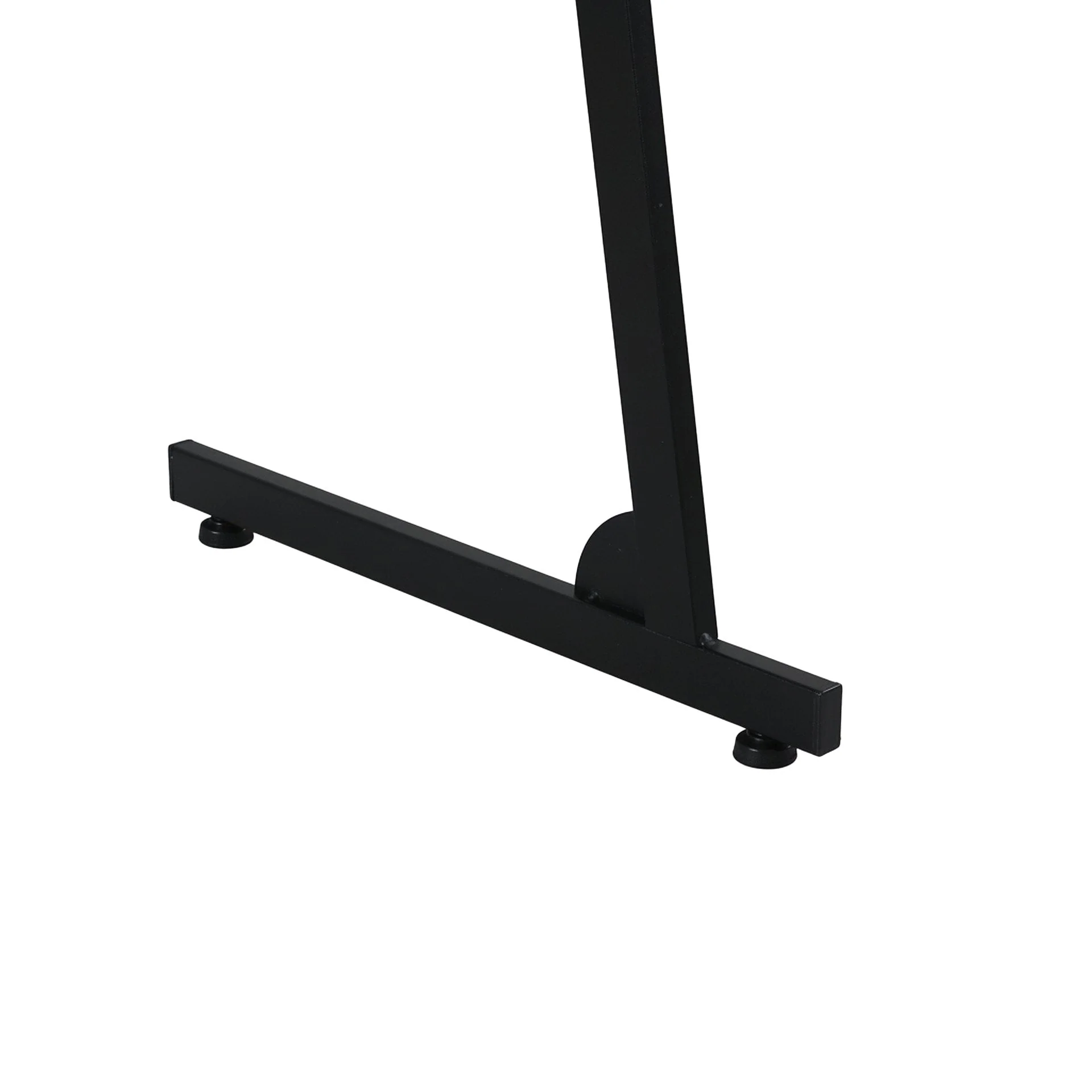 Nordix L-Shaped Computer Corner Desk - Black - Image 9