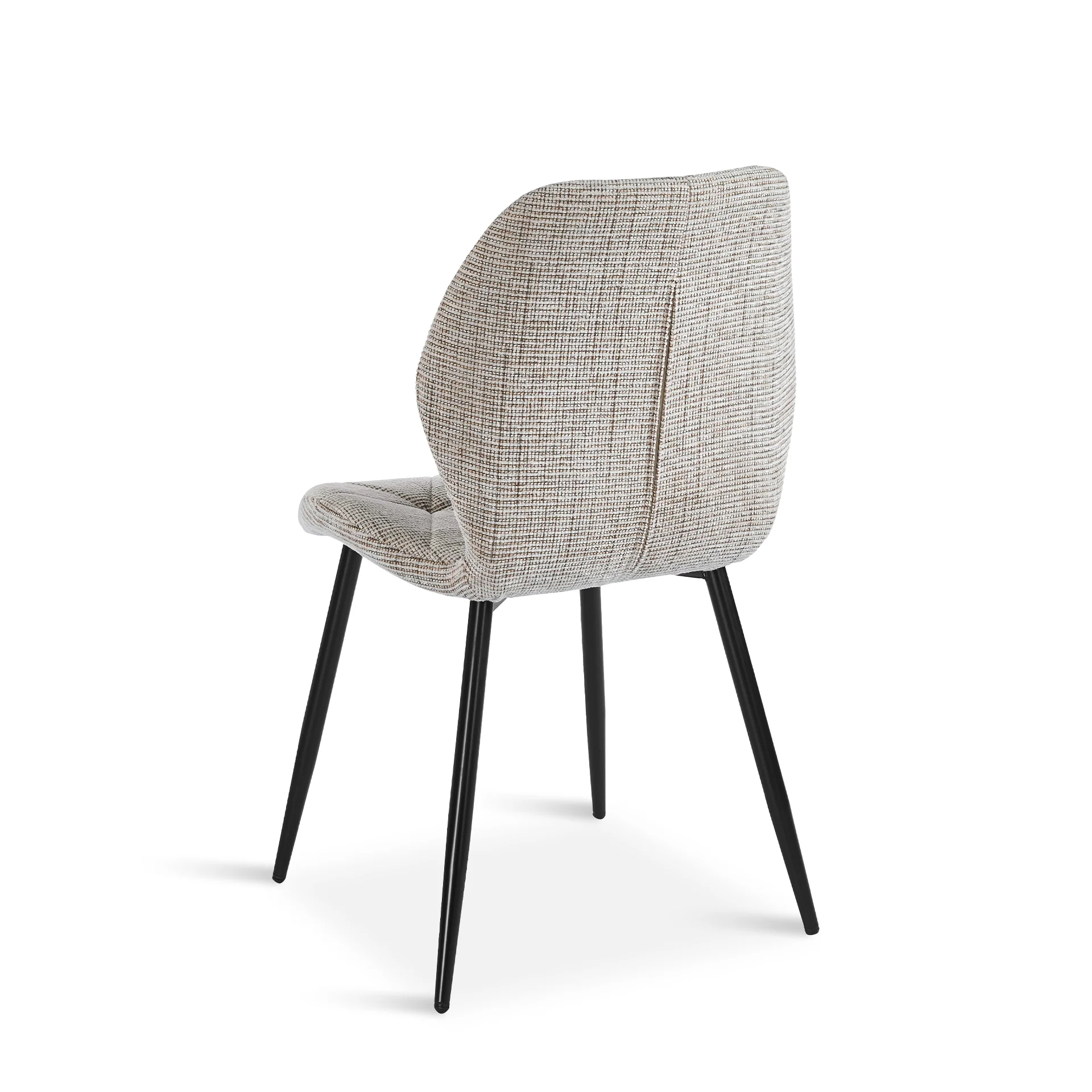 Nori Fabric Dining Chair - Set Of 4 - Light Brown - Image 11