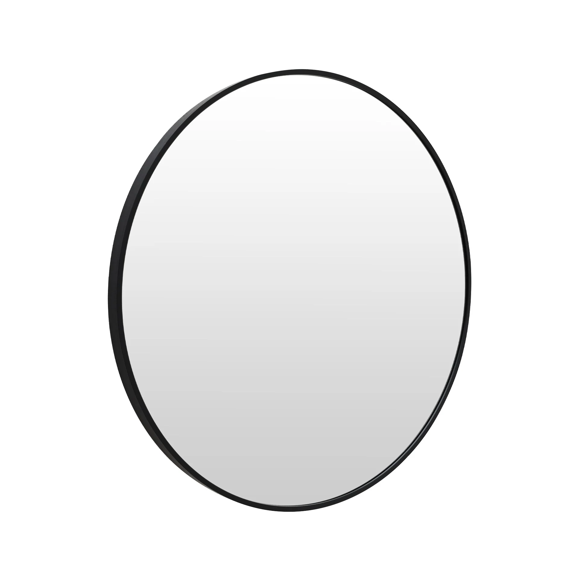 Nova Round Metal Framed Wall Mirror 60cm - Black - Image 11