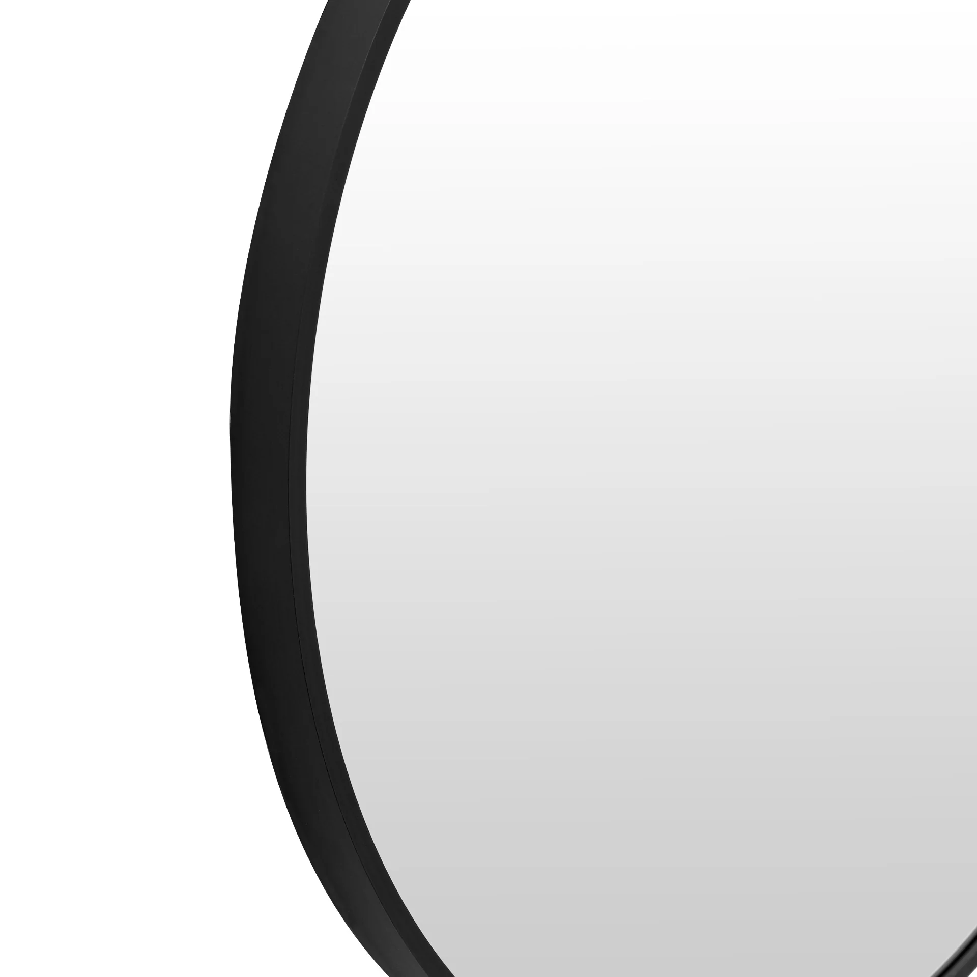 Nova Round Metal Framed Wall Mirror 60cm - Black - Image 12