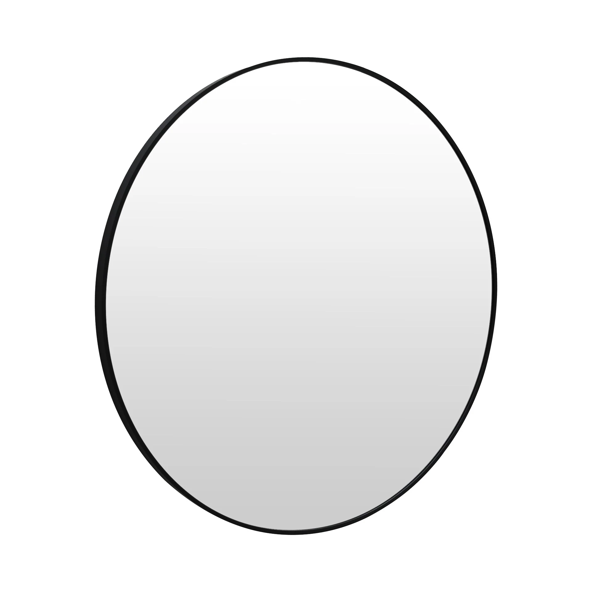 Nova Round Metal Framed Wall Mirror 80cm - Black - Image 11