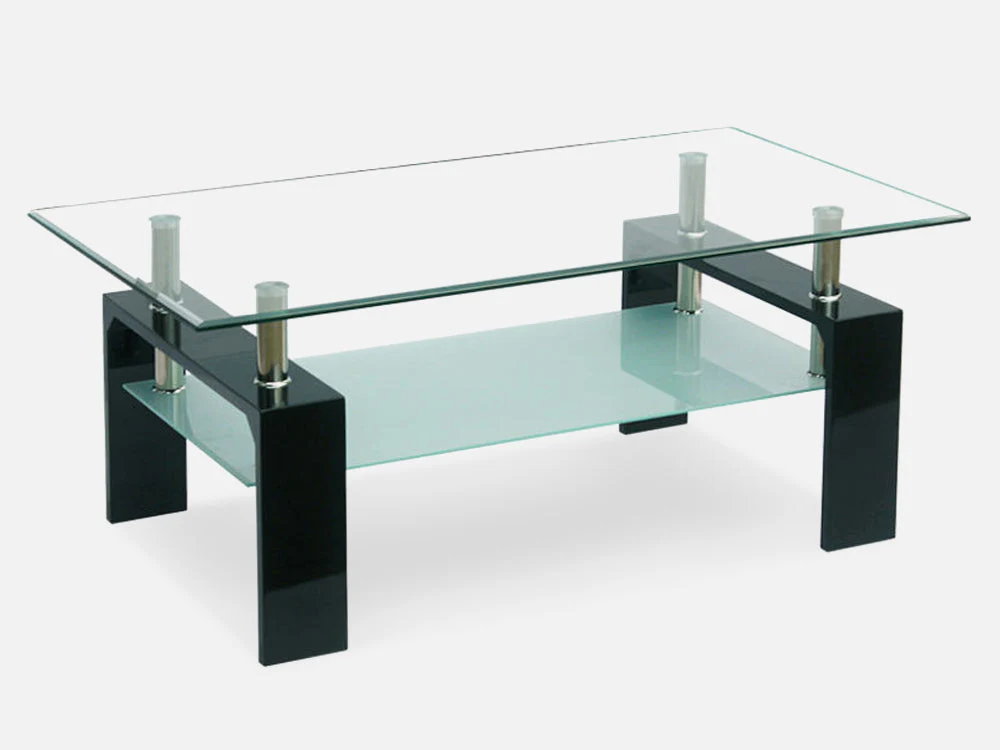Oakley Coffee Table Fully Tempered - Black - Image 4