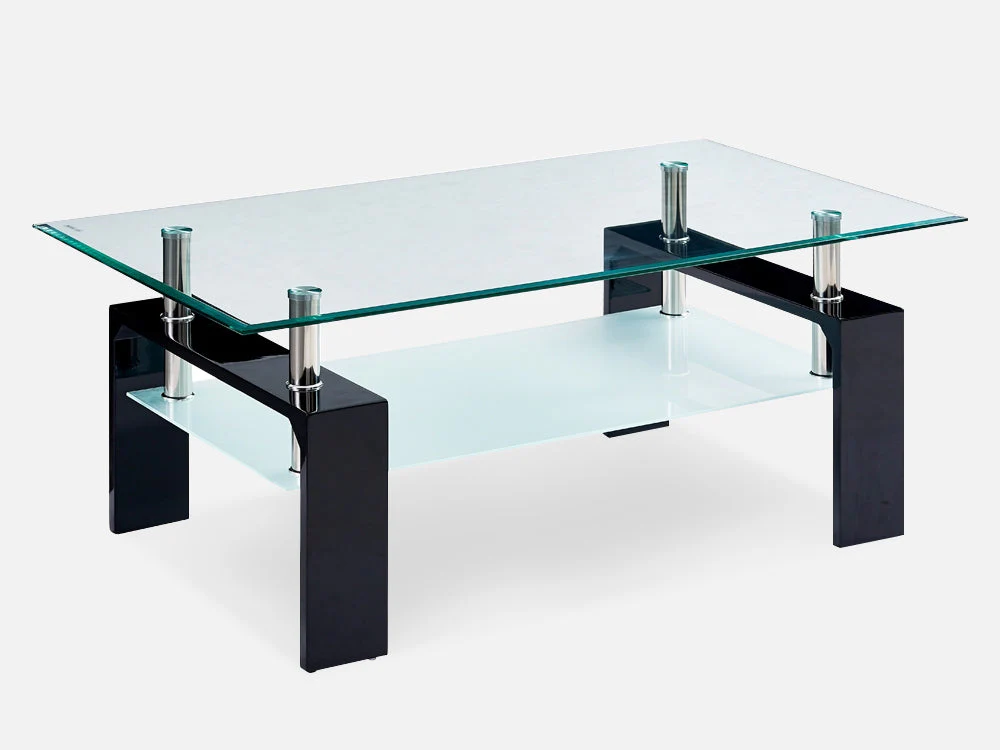 Oakley Coffee Table Fully Tempered - Black - Image 5