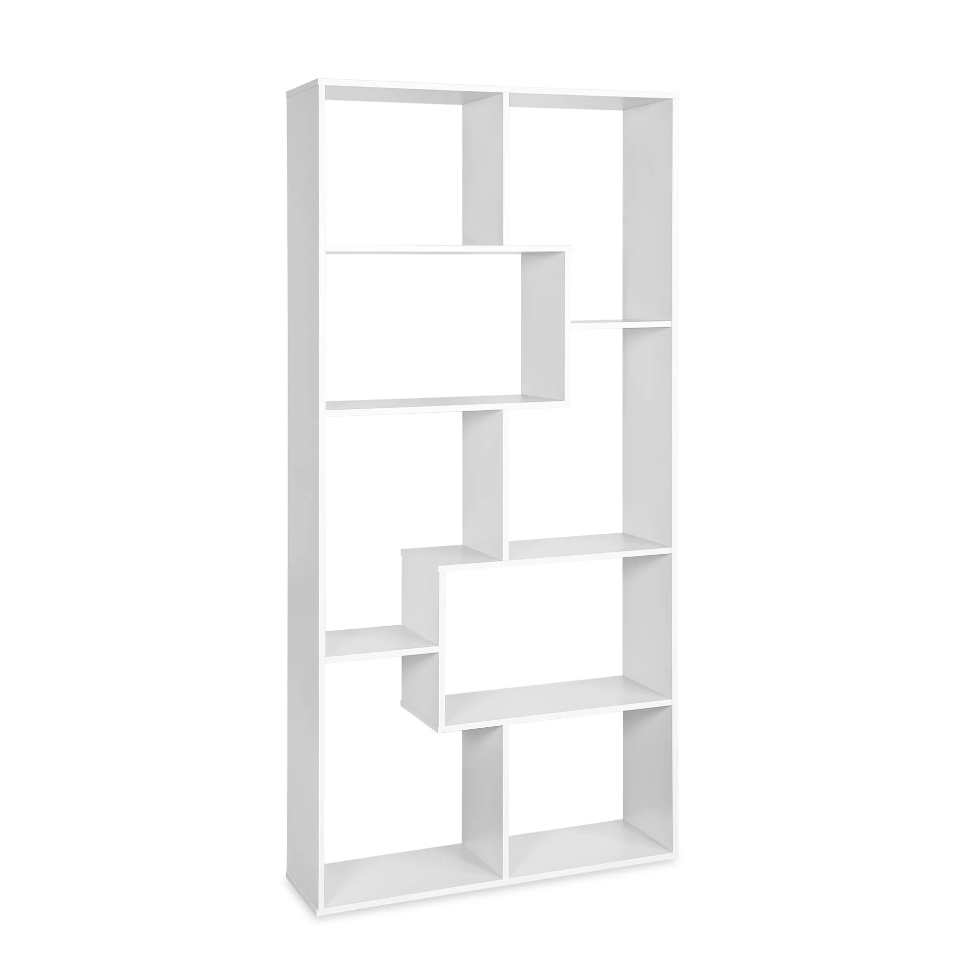 Oakon Bookshelf Display Shelf - White - Image 7