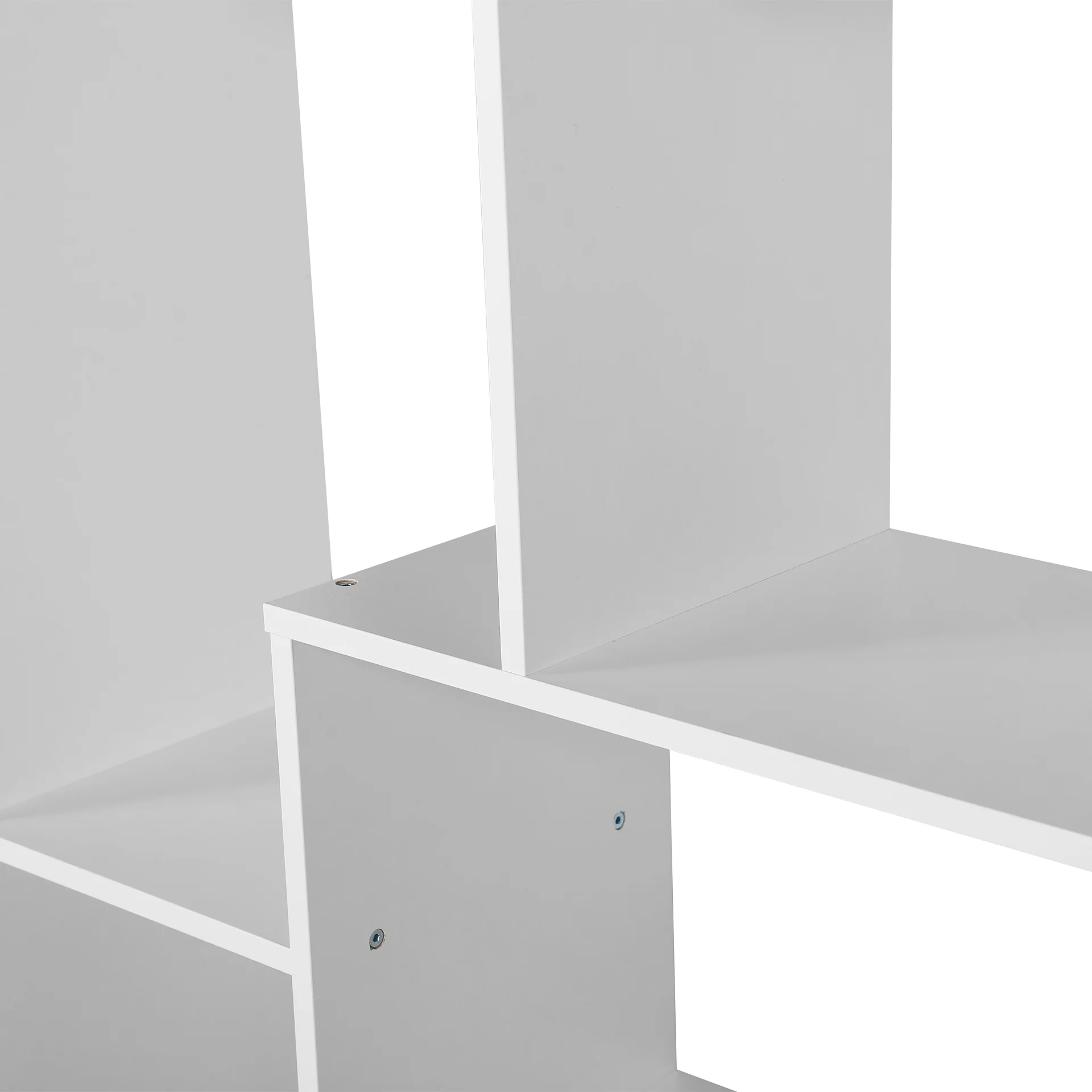 Oakon Bookshelf Display Shelf - White - Image 9