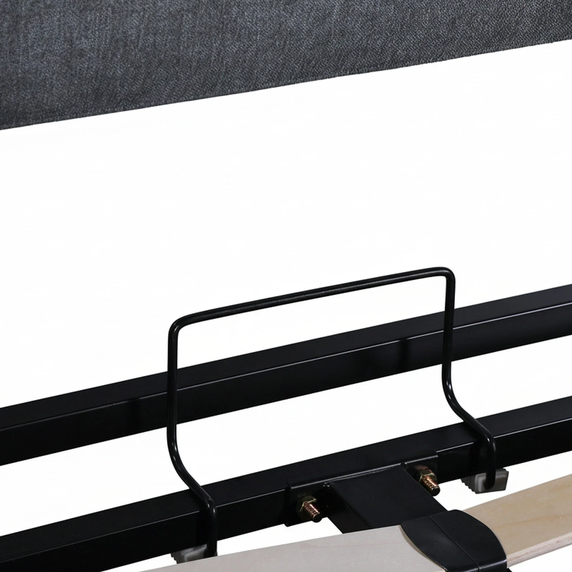 Oasis Queen Gas Lift Bed Frame - Dark Grey - Image 11