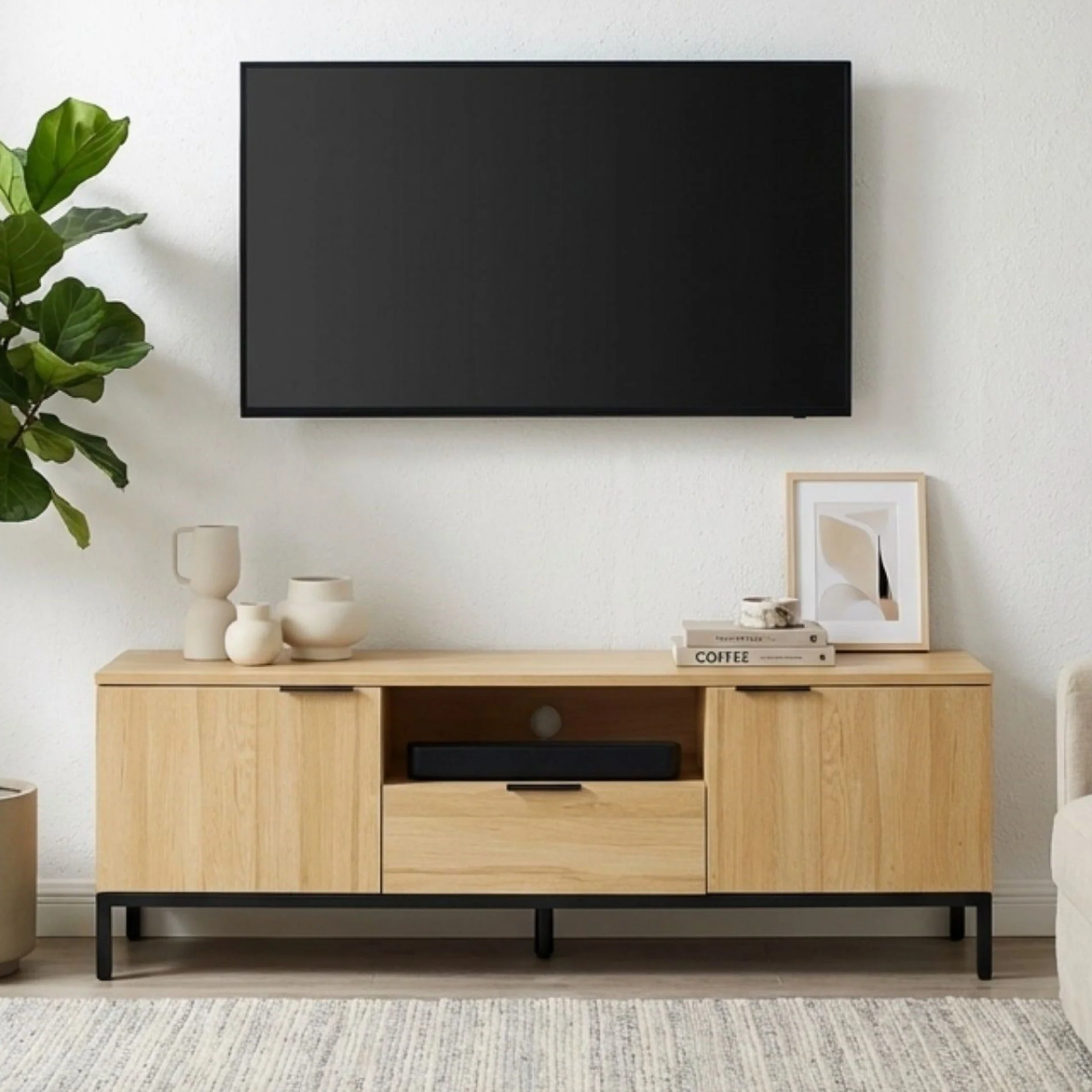 Ocala 1.5m Entertainment Unit - Oak - Image 3