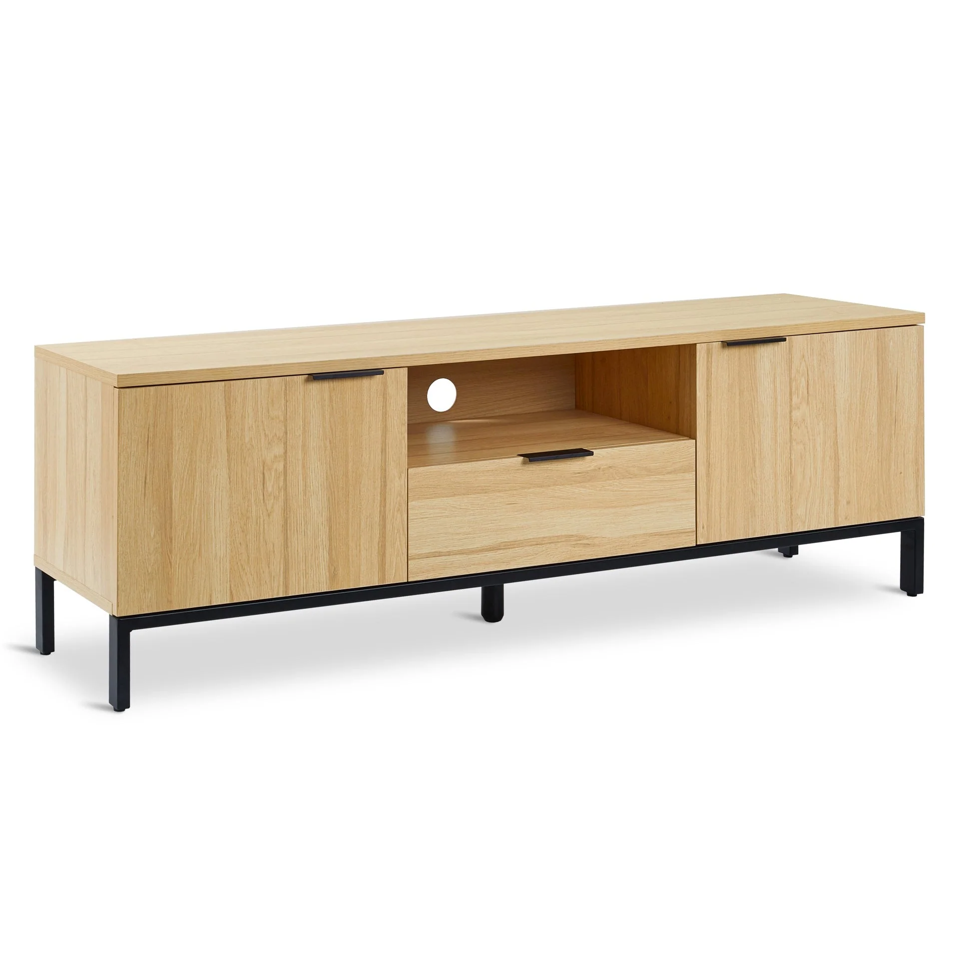 Ocala 1.5m Entertainment Unit - Oak - Image 9